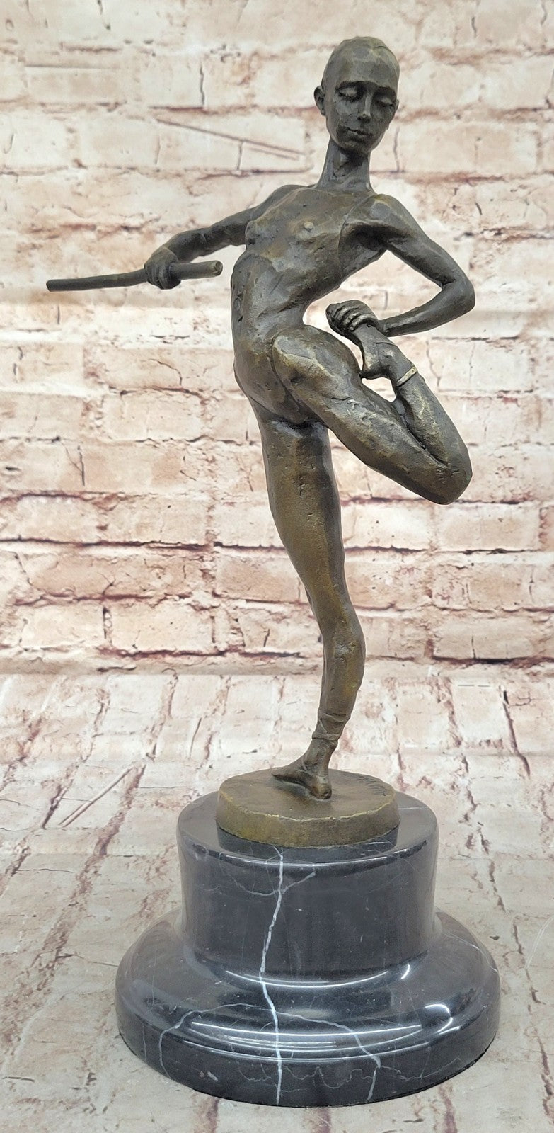 Signed Original Aldo Vitaleh Prima Ballerina Art Nouveau Lost Wax Method Bronze