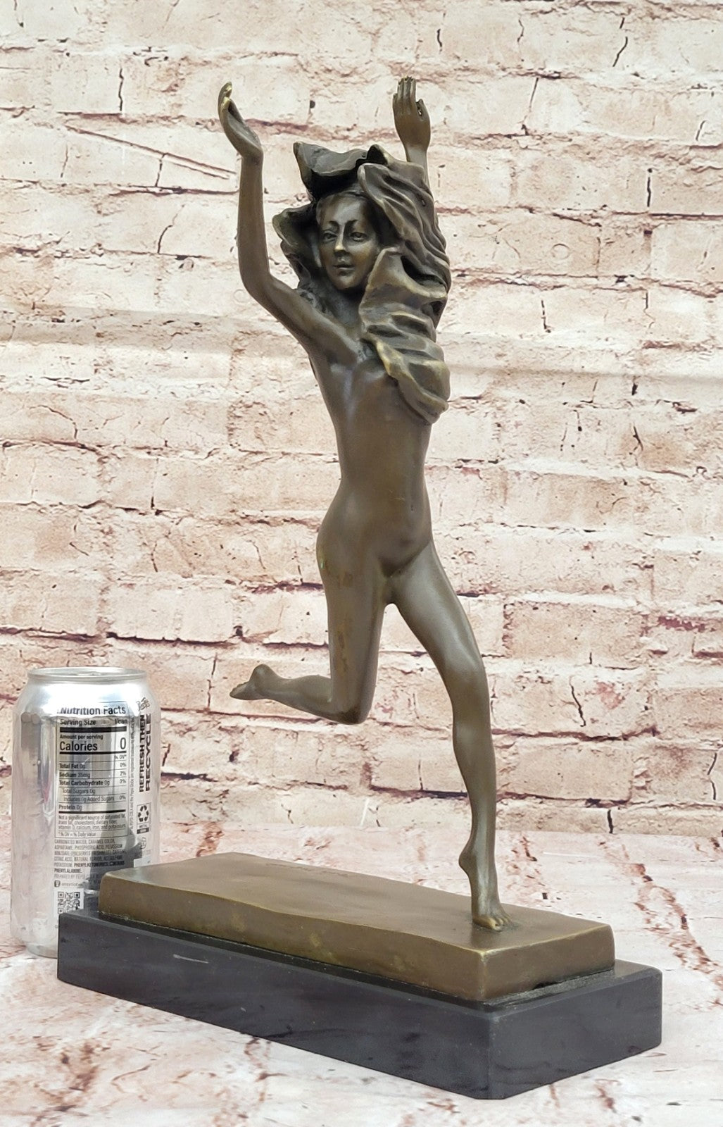 Handcrafted bronze sculpture SALE Gypsy Deco Art Original Patoue Jean Original