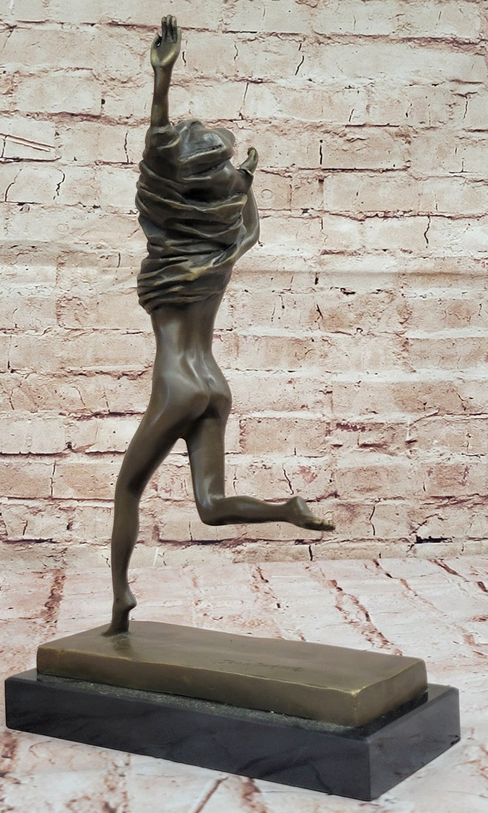 Handcrafted bronze sculpture SALE Gypsy Deco Art Original Patoue Jean Original