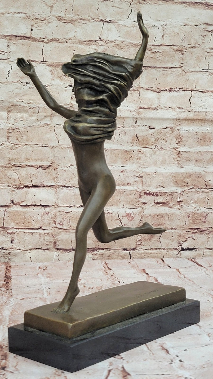 Handcrafted bronze sculpture SALE Gypsy Deco Art Original Patoue Jean Original