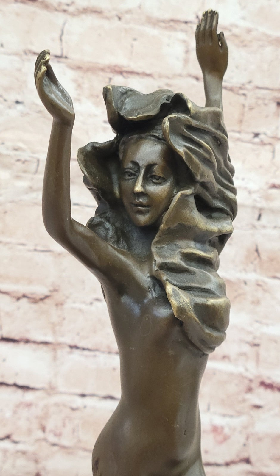 Handcrafted bronze sculpture SALE Gypsy Deco Art Original Patoue Jean Original