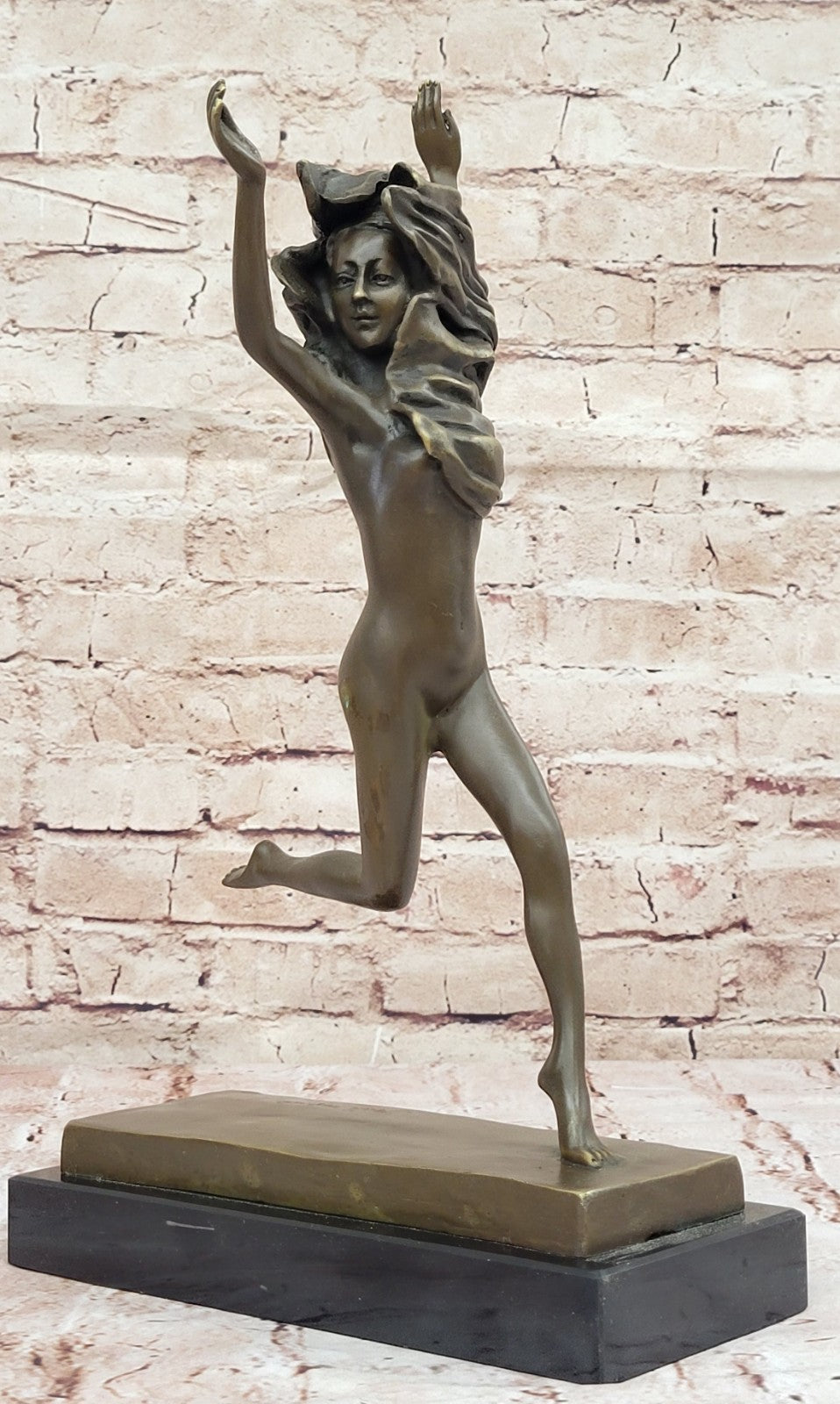 Handcrafted bronze sculpture SALE Gypsy Deco Art Original Patoue Jean Original