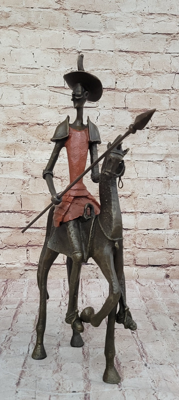 Salvador Dali Don Quixote Surrealism Bronze Statue Hot Cast Art Decor