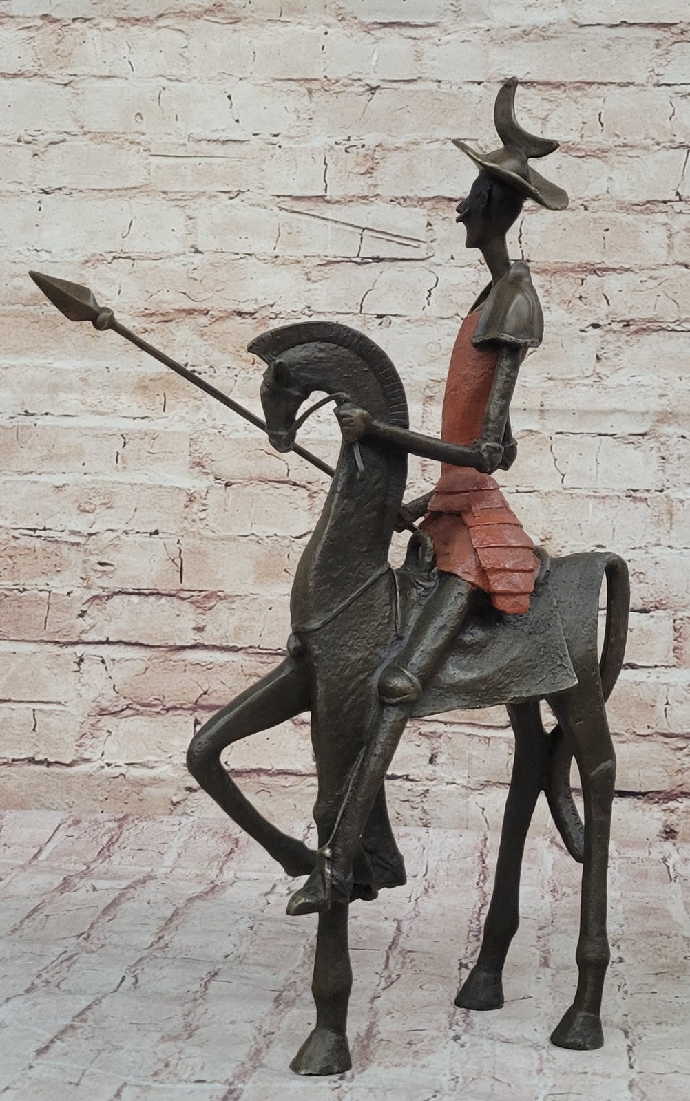 Salvador Dali Don Quixote Surrealism Bronze Statue Hot Cast Art Decor