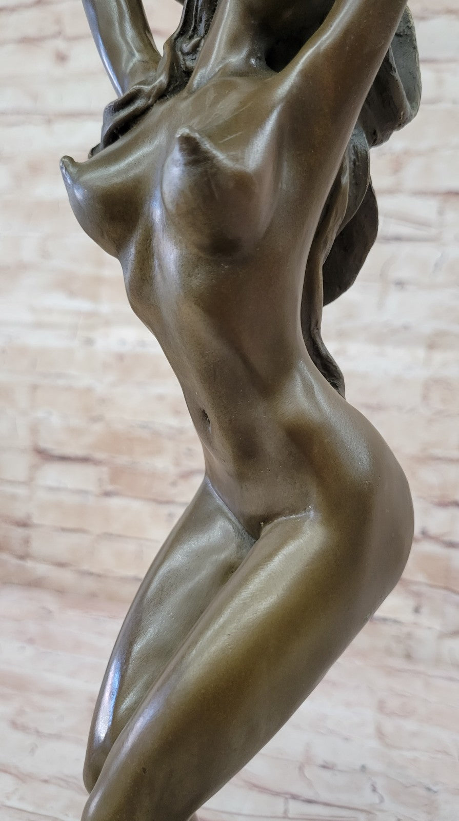 Erotic Bronze Nude Girl Sculpture / figurine, Art, Gift, Ormanent.Lost Wax Method