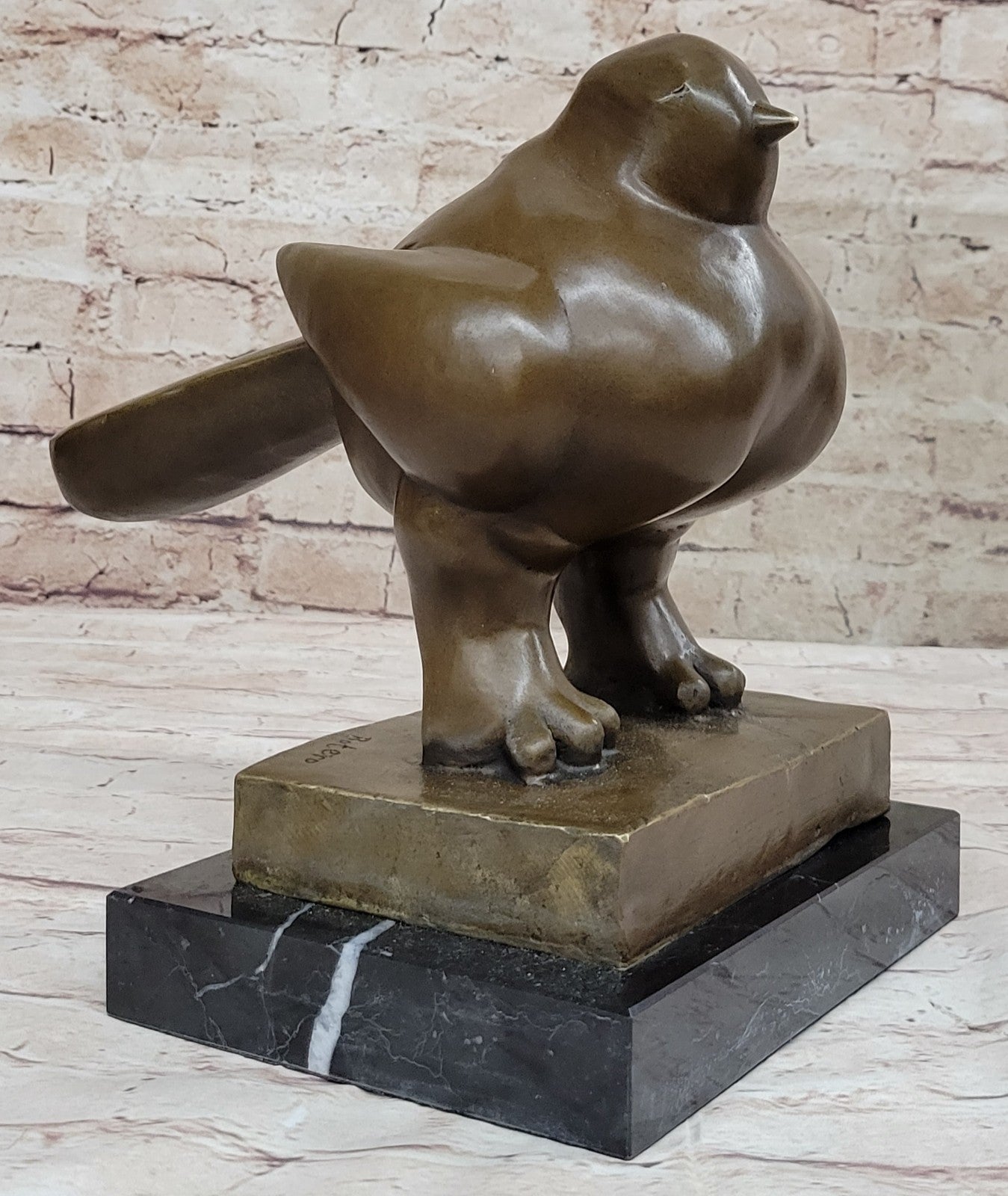 Bird by Fernando Botero @ Singapore River Museum Quality Bronze Sculpture Statue