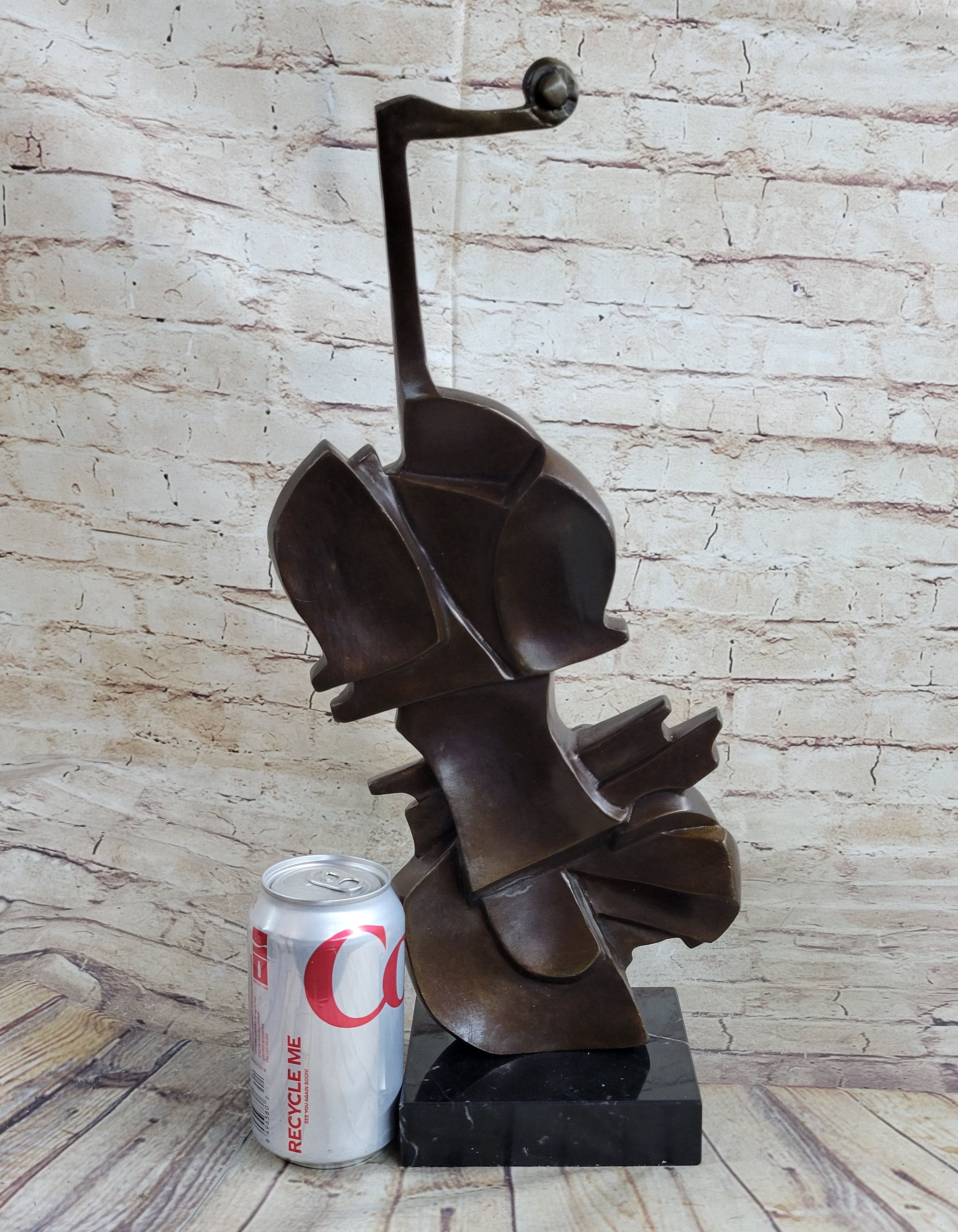 Modern Art Dali Guitar Music Cello Harmony Straddle Hot Cast Classic Bronze Lrg