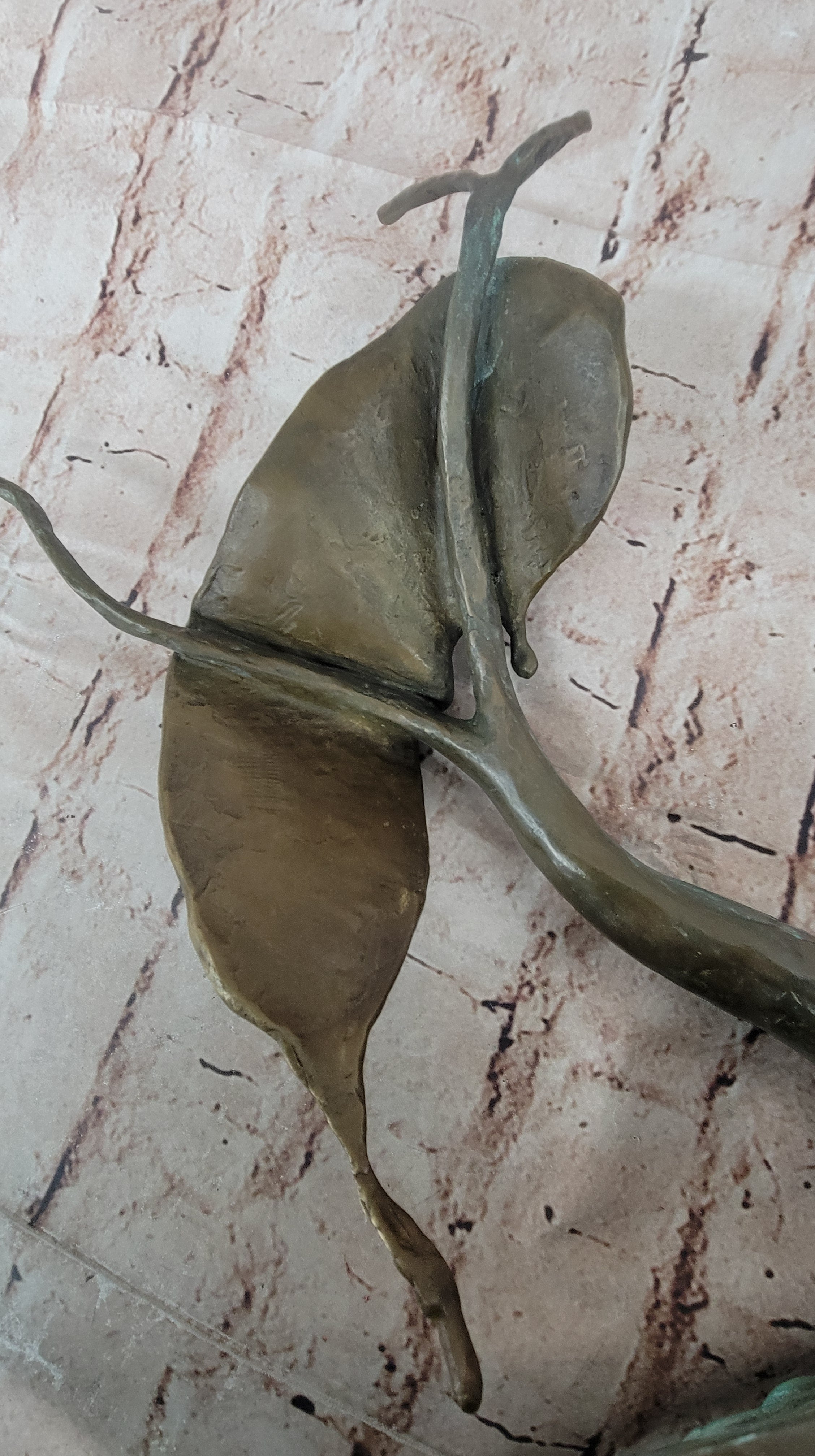 SALVADOR DALI MELTING CLOCK TRIBUTE BRONZE SCULPTURE ABSTRACT HOME OFFICE DECOR