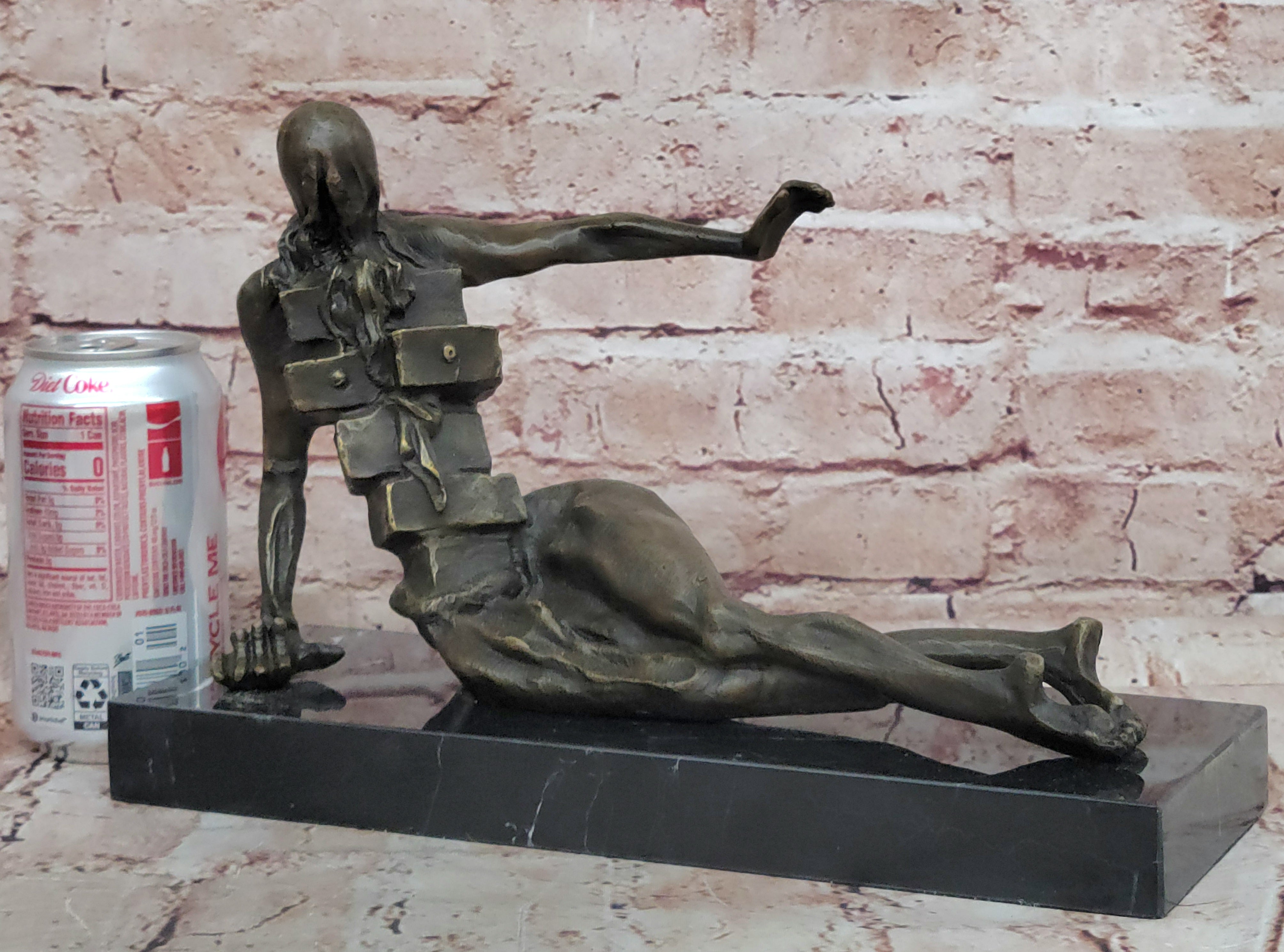 Modern Art Bronze Sculpture - Anthropomorphic Cabinet - Signed - Salvador Dali