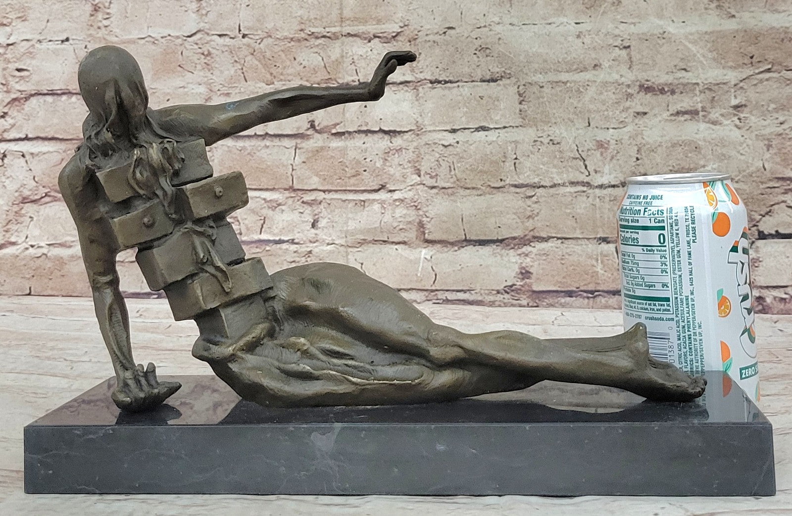 Modern Art Bronze Sculpture - Anthropomorphic Cabinet - Signed - Salvador Dali