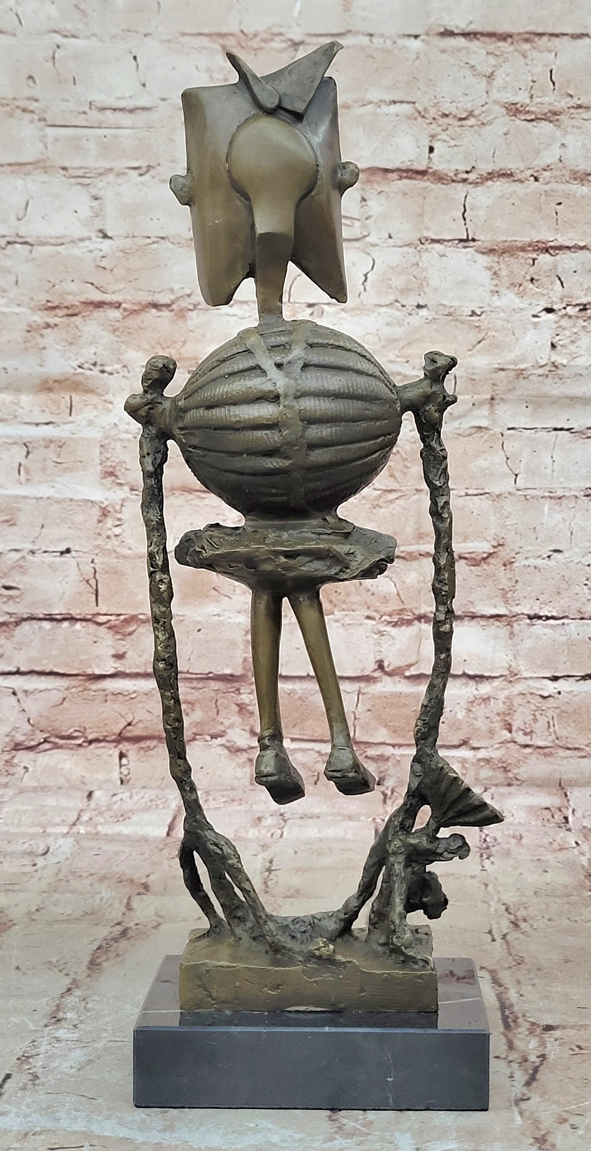 Pablo Picasso Little Sunshine Bronze Sculpture Marble Base Figurine Figure Decor