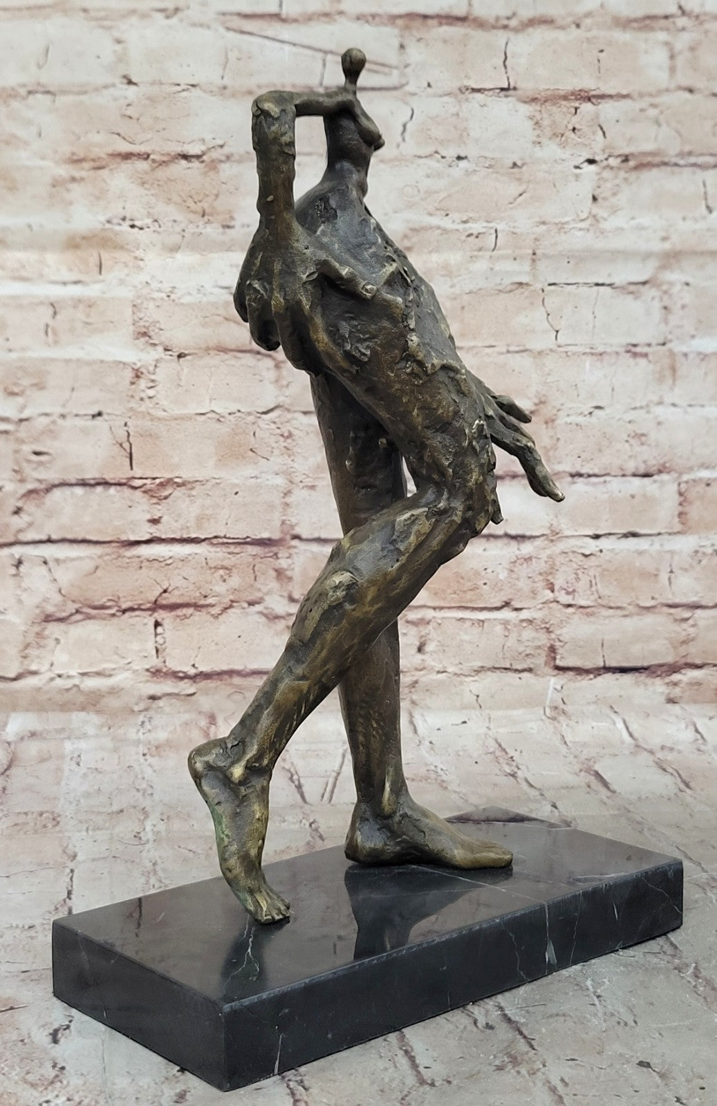 SALVADOR DALI VINTAGE REAL BRONZE METAL FEMALE MODERN SURREAL SCULPTURE NUDE ART
