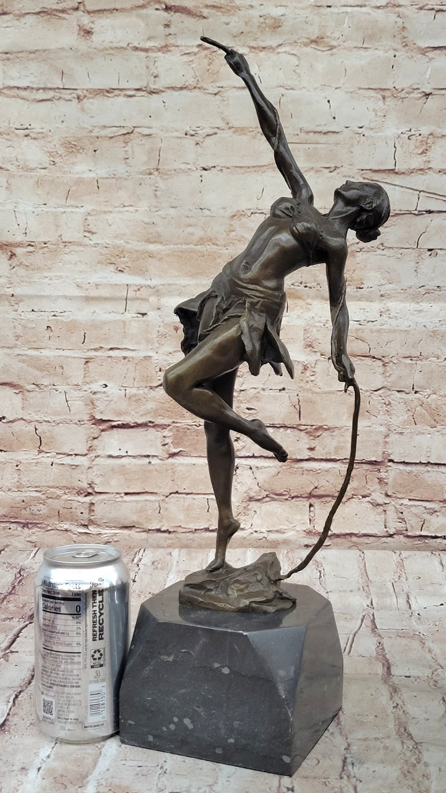 BRONZE HOT CAST ACROBAT OLYMPIC GYMNAST MODERNIST ART DECO SCULPTURE GLOBAL SHIPPING