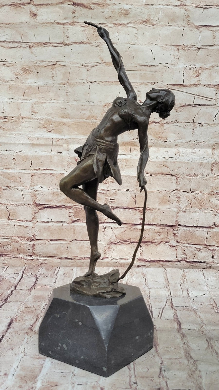 BRONZE HOT CAST ACROBAT OLYMPIC GYMNAST MODERNIST ART DECO SCULPTURE GLOBAL SHIPPING