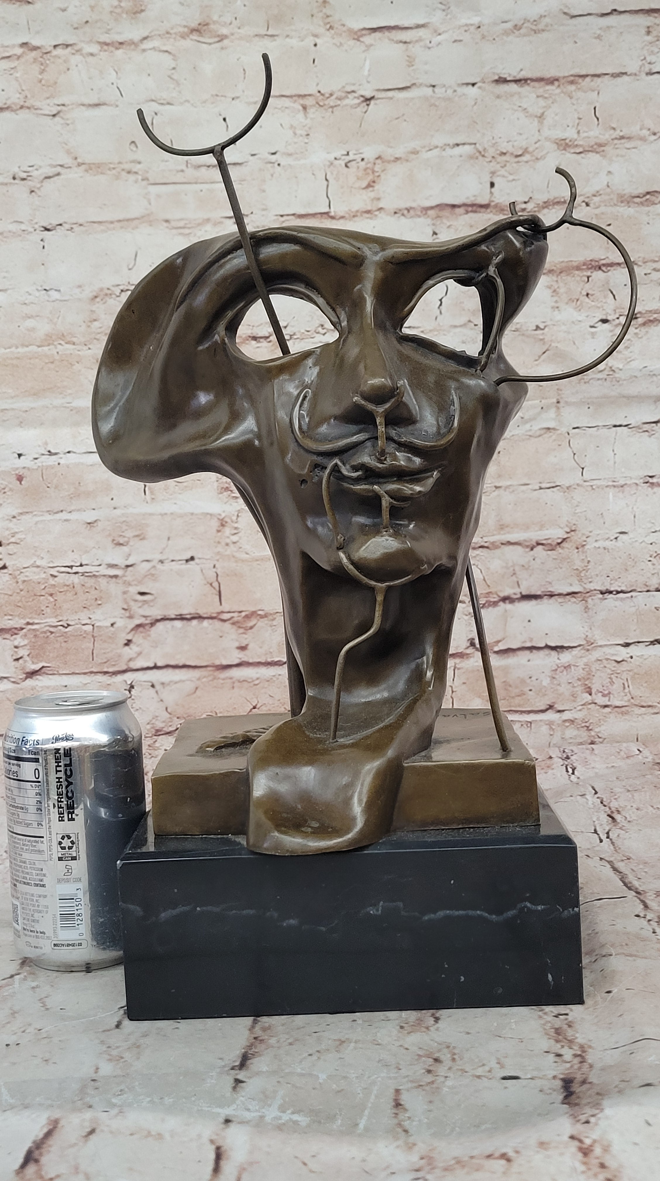SALVADOR DALI CONTEMPORARY ART TRIBUTE BRONZE STATUE / SCULPTURE ABSTRACT MODERN