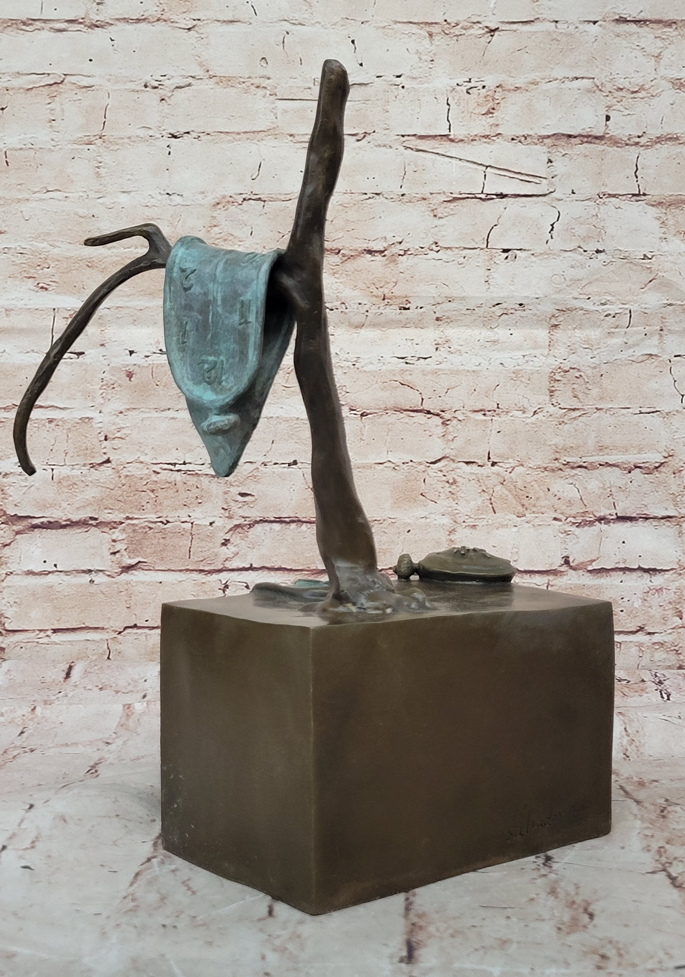 Handcrafted bronze sculpture SALE Modern Dali Salvador By Memory HotCast Artwork