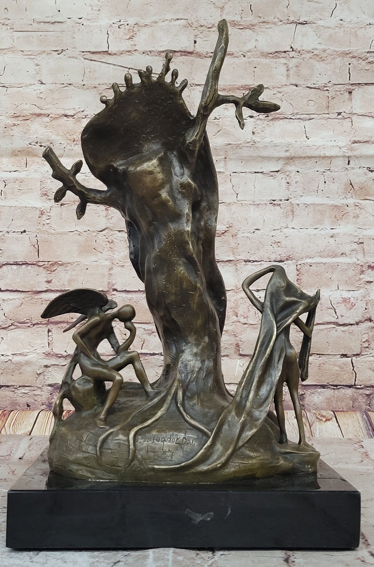 Dali Patina Special Time of Nobility Bronze Statue Fine