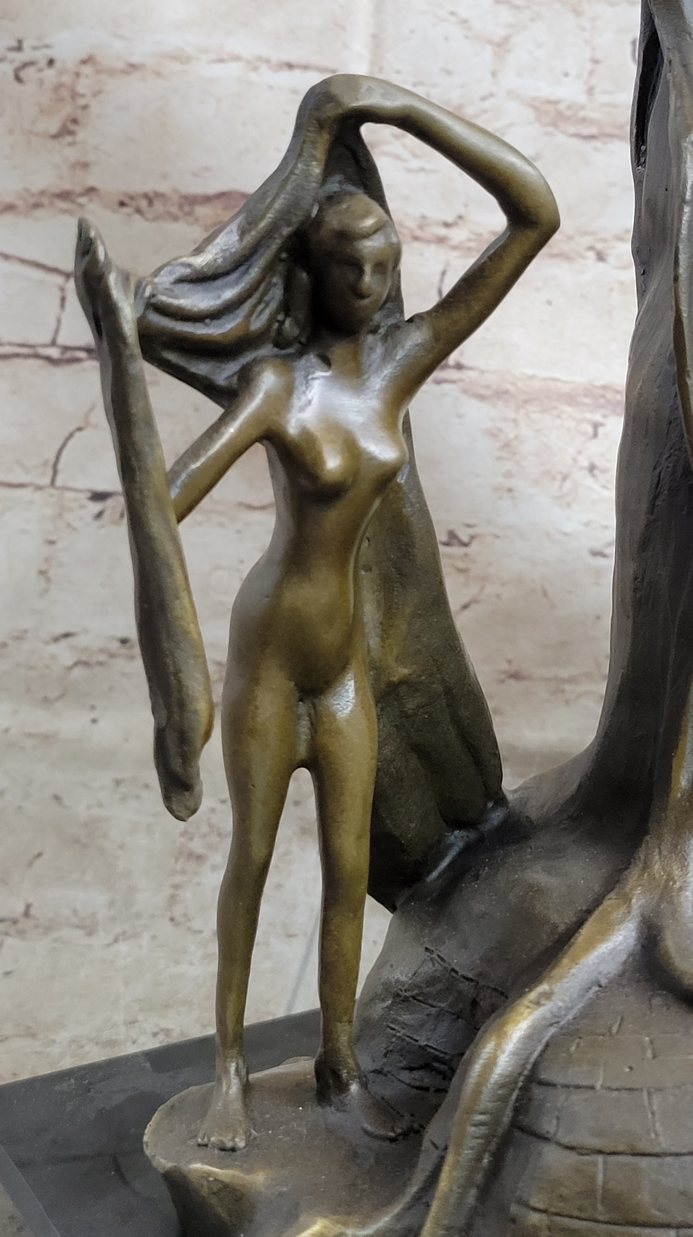 Handcrafted bronze sculpture SALE Patina Special Time Of Nobility Dali