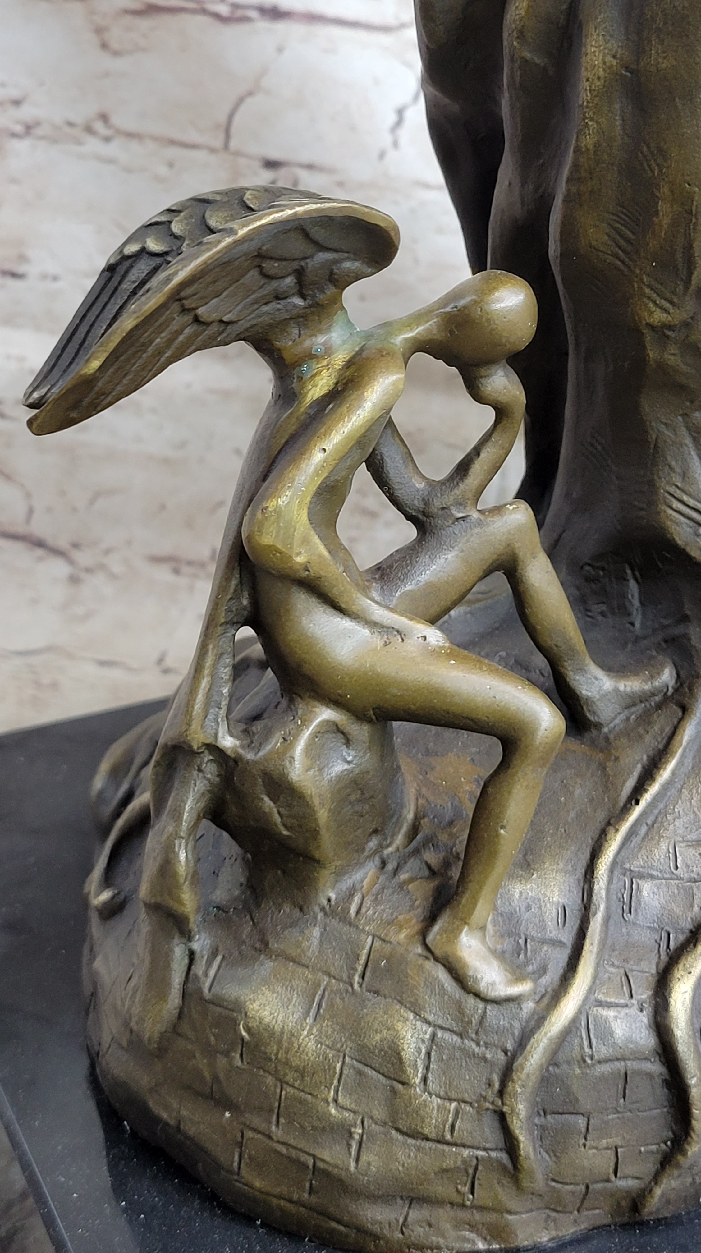 Handcrafted bronze sculpture SALE Patina Special Time Of Nobility Dali