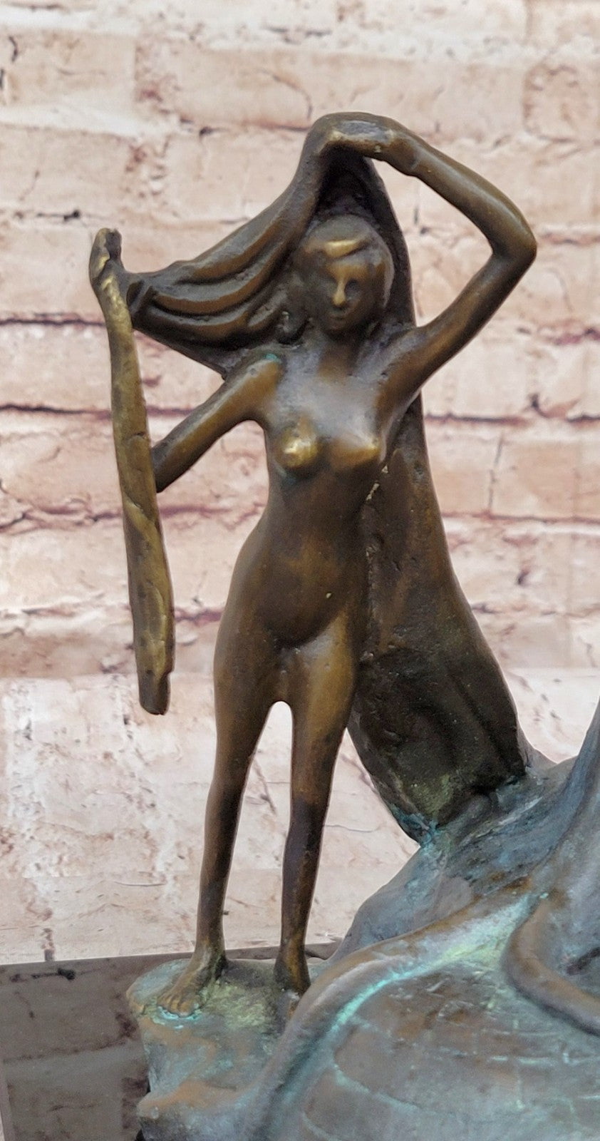 Salvador Dali Handcrafted Abstract Modern Art Nobility of Time Bronze Sculpture