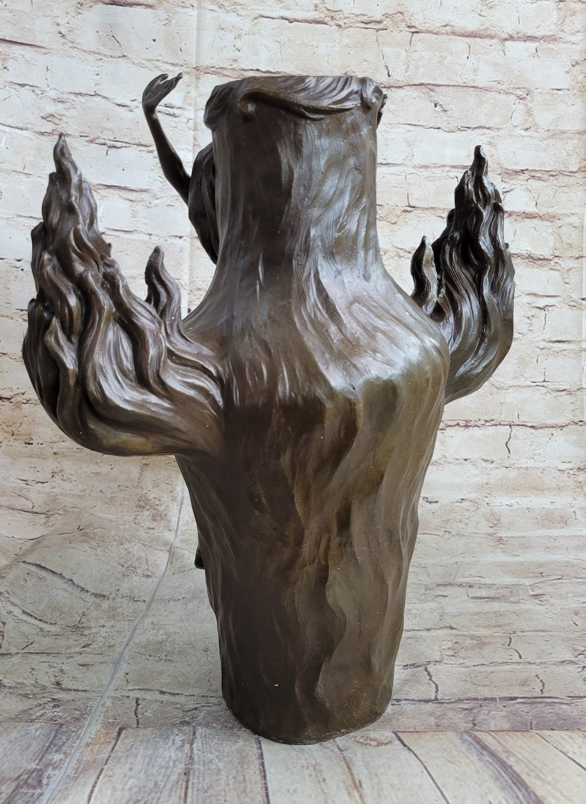 Museum Quality DANCE VASE Louis Chalon French Artist Sculpture Nude Statue