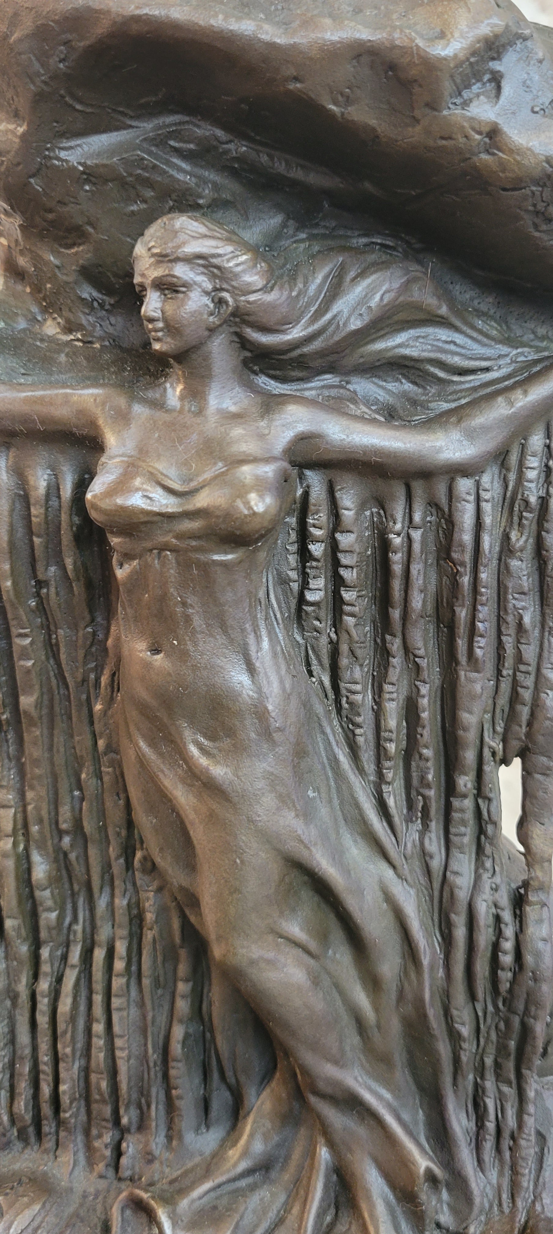 Handcrafted bronze sculpture SALE Myth Greek Perseus By Saved D`Or Handcrafted