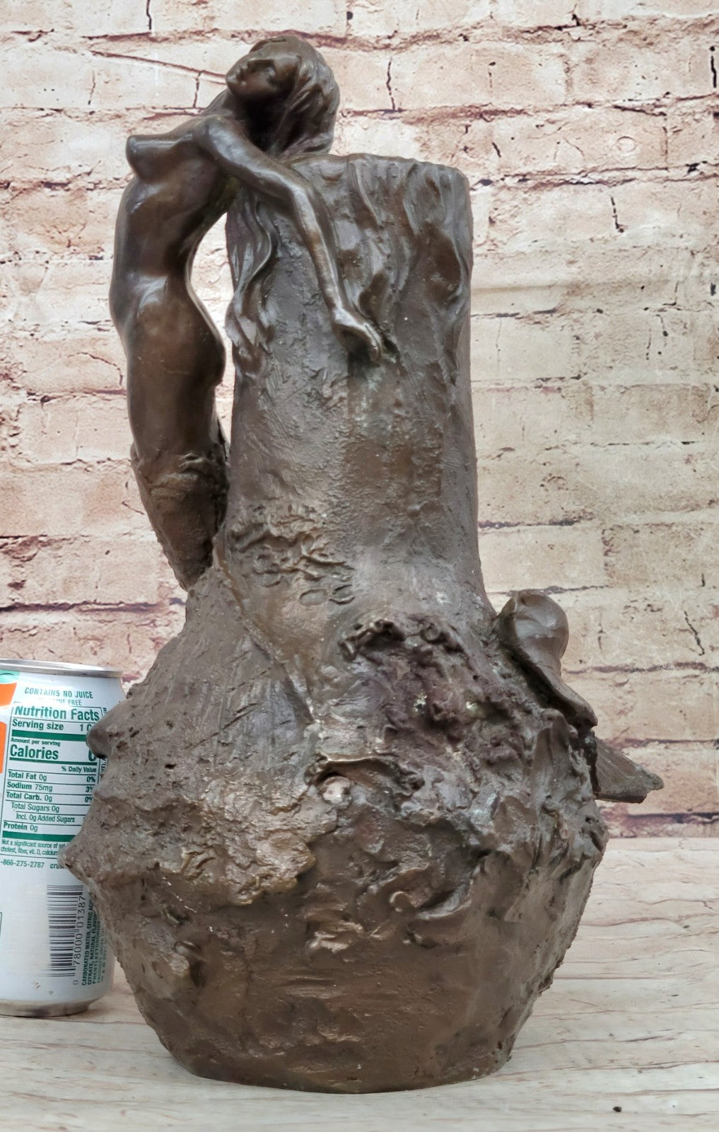 Mermaid Pure Lady Home Collectibles Bronze Sculpture Statue Figurine Figure Sale