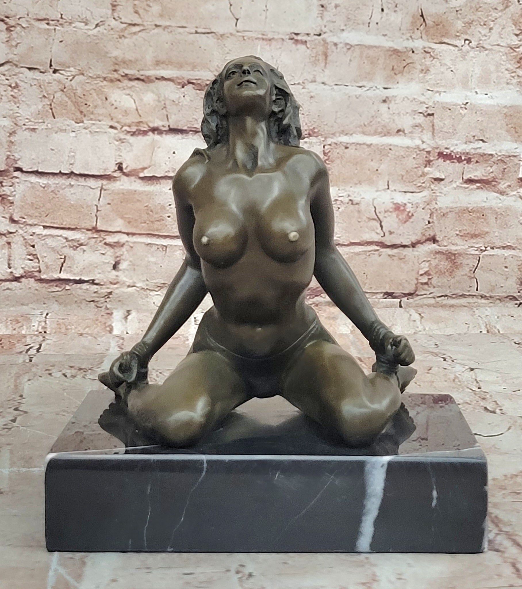Handcrafted bronze sculpture Base Hot Cast Home office Decoration Nude Decor