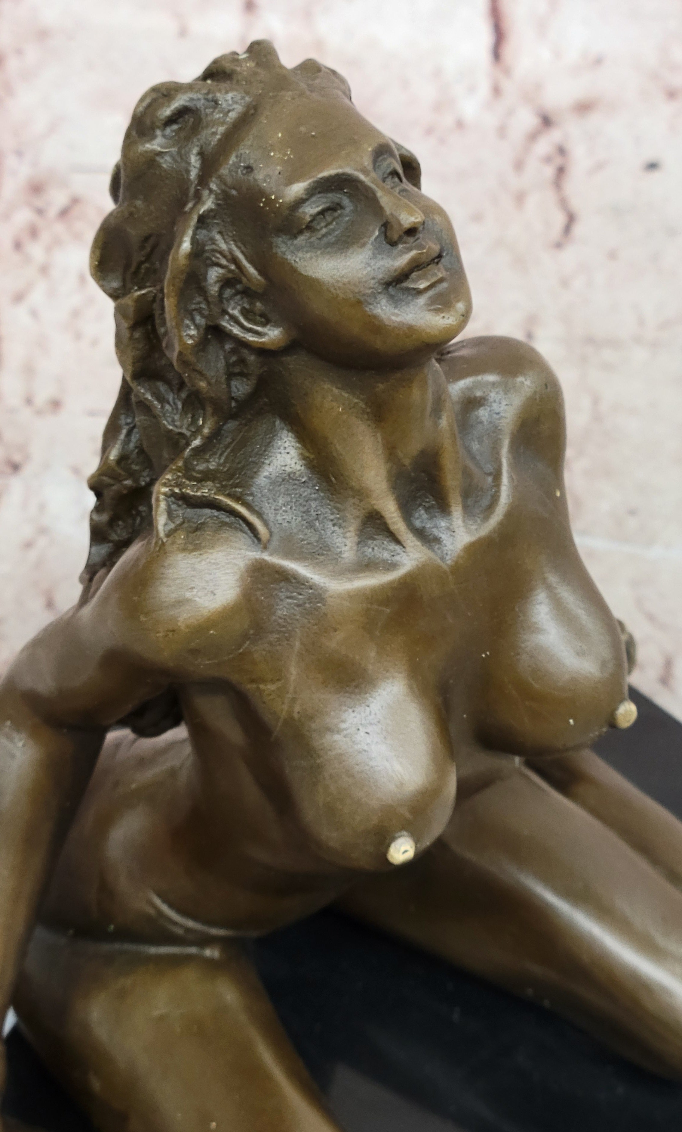 Handcrafted bronze sculpture Base Hot Cast Home office Decoration Nude Decor
