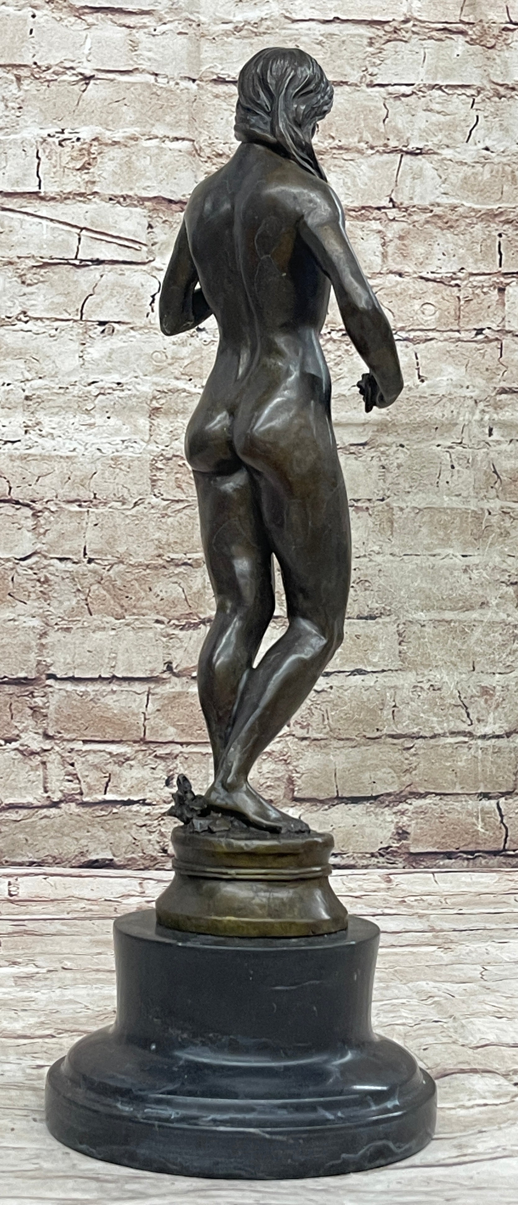 Handcrafted bronze sculpture SALE Erotic Nude Eve Vitaleh Aldo Original Large