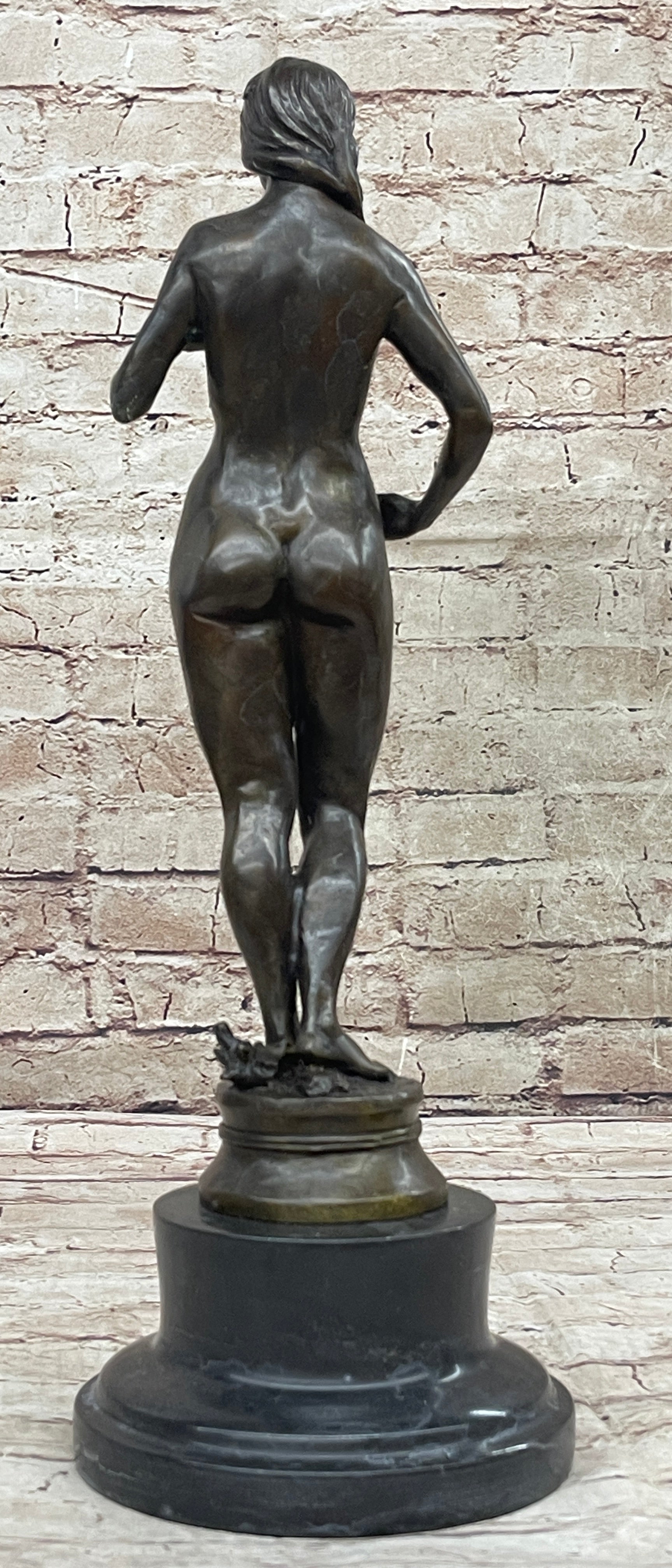 Handcrafted bronze sculpture SALE Erotic Nude Eve Vitaleh Aldo Original Large