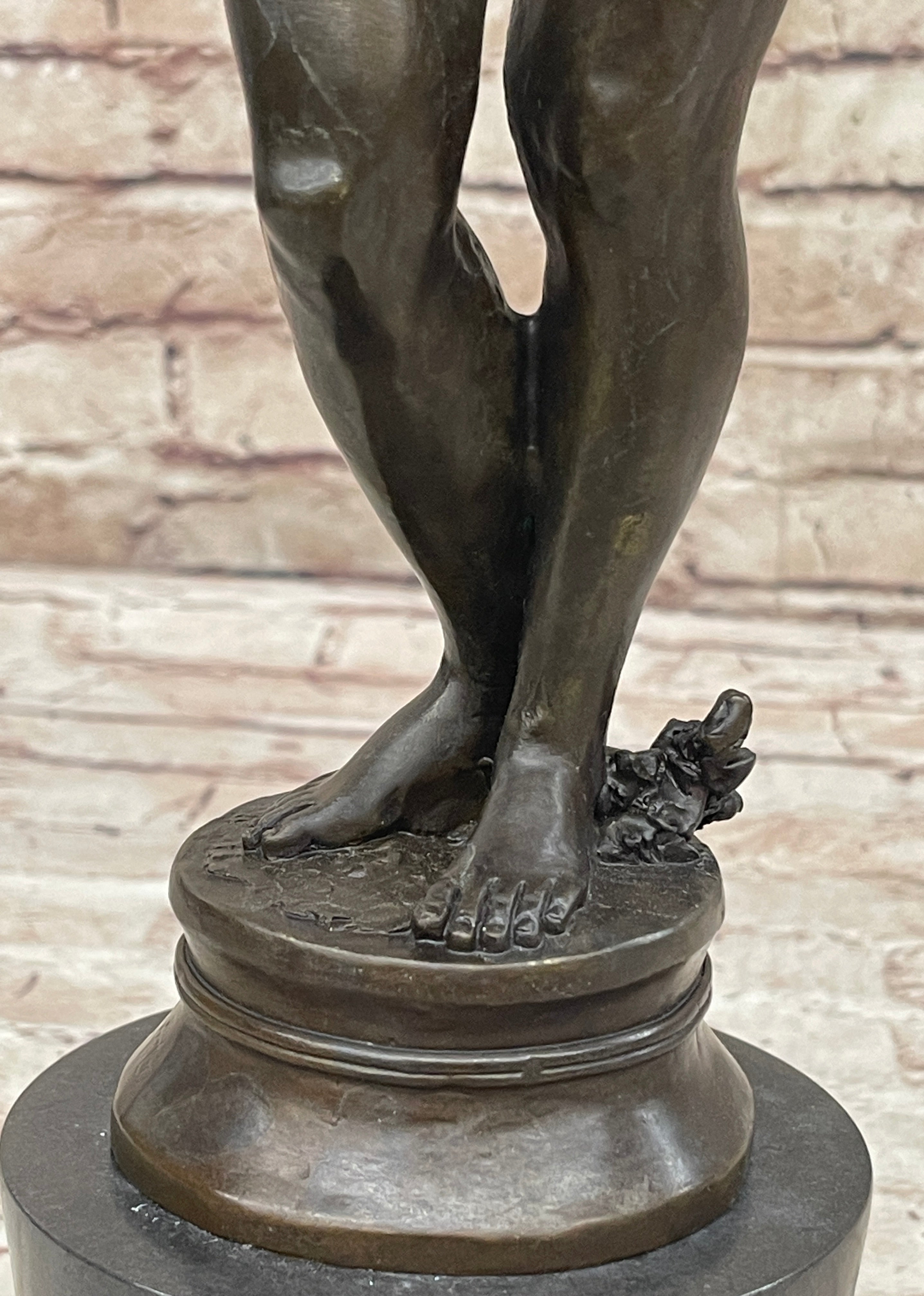 Handcrafted bronze sculpture SALE Erotic Nude Eve Vitaleh Aldo Original Large