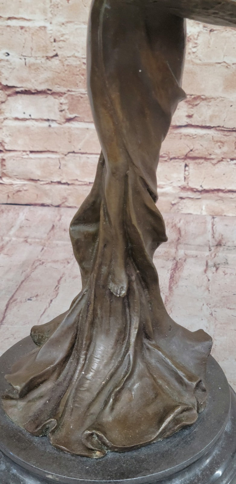 Handcrafted bronze sculpture SALE Art Sexy Erotic Angel Butterfly Nouveau Nude