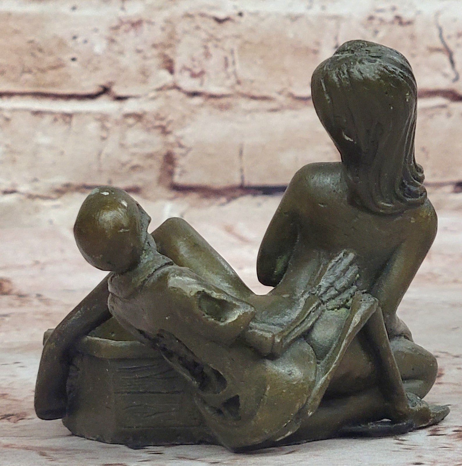 Skeleton Skull Nude Girl Ashtray Gothic Ashtray Special Bronze Statue Figure