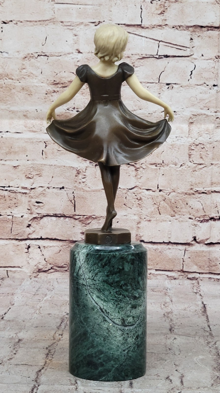 Large Prima Ballerina Bronze Sculpture Gift Nouveau Deco Figurine statue Figure