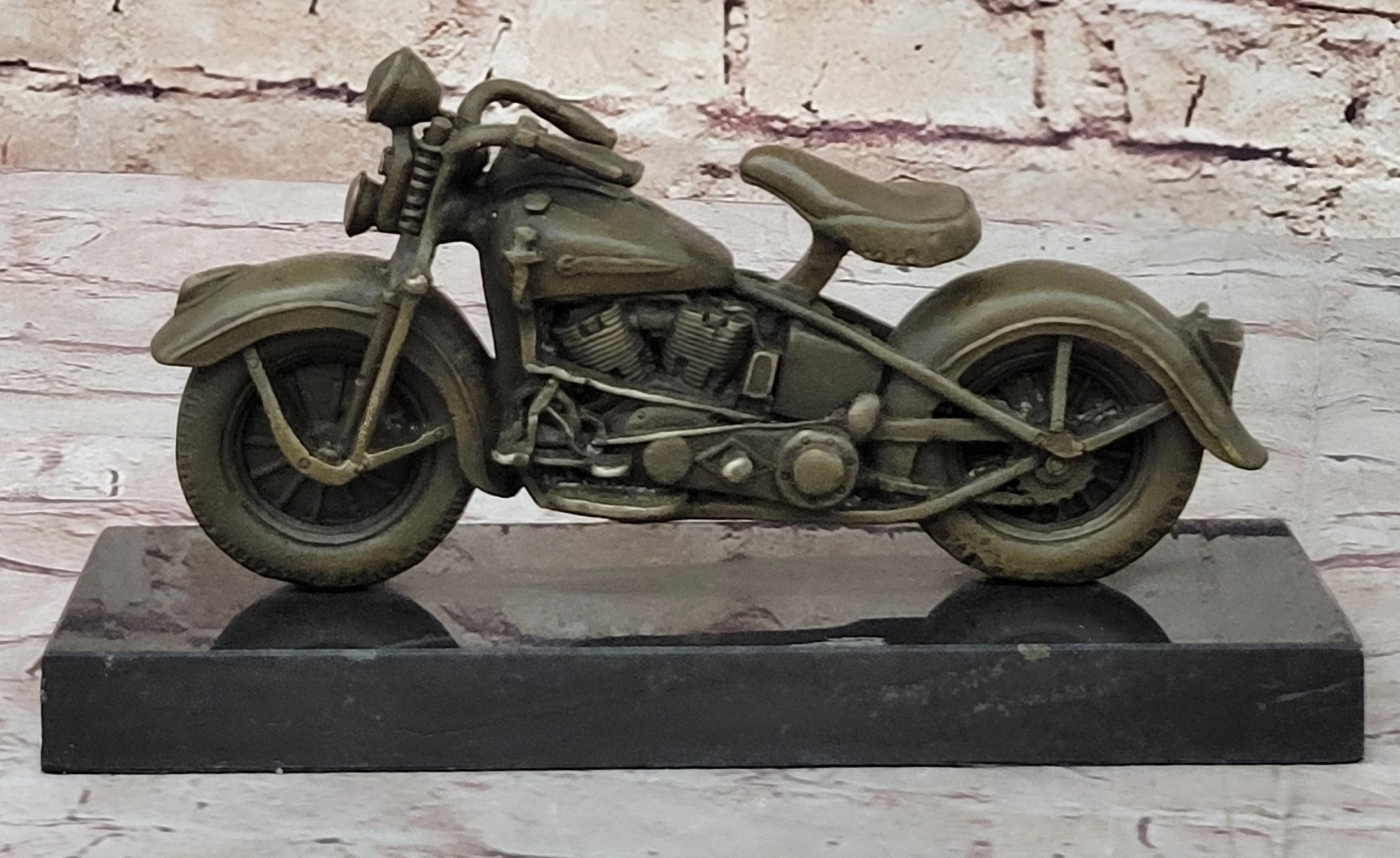 Milo `The Flying Mile` Celebrates the Bronze Age of Speed Motorcycle Bronze Sale