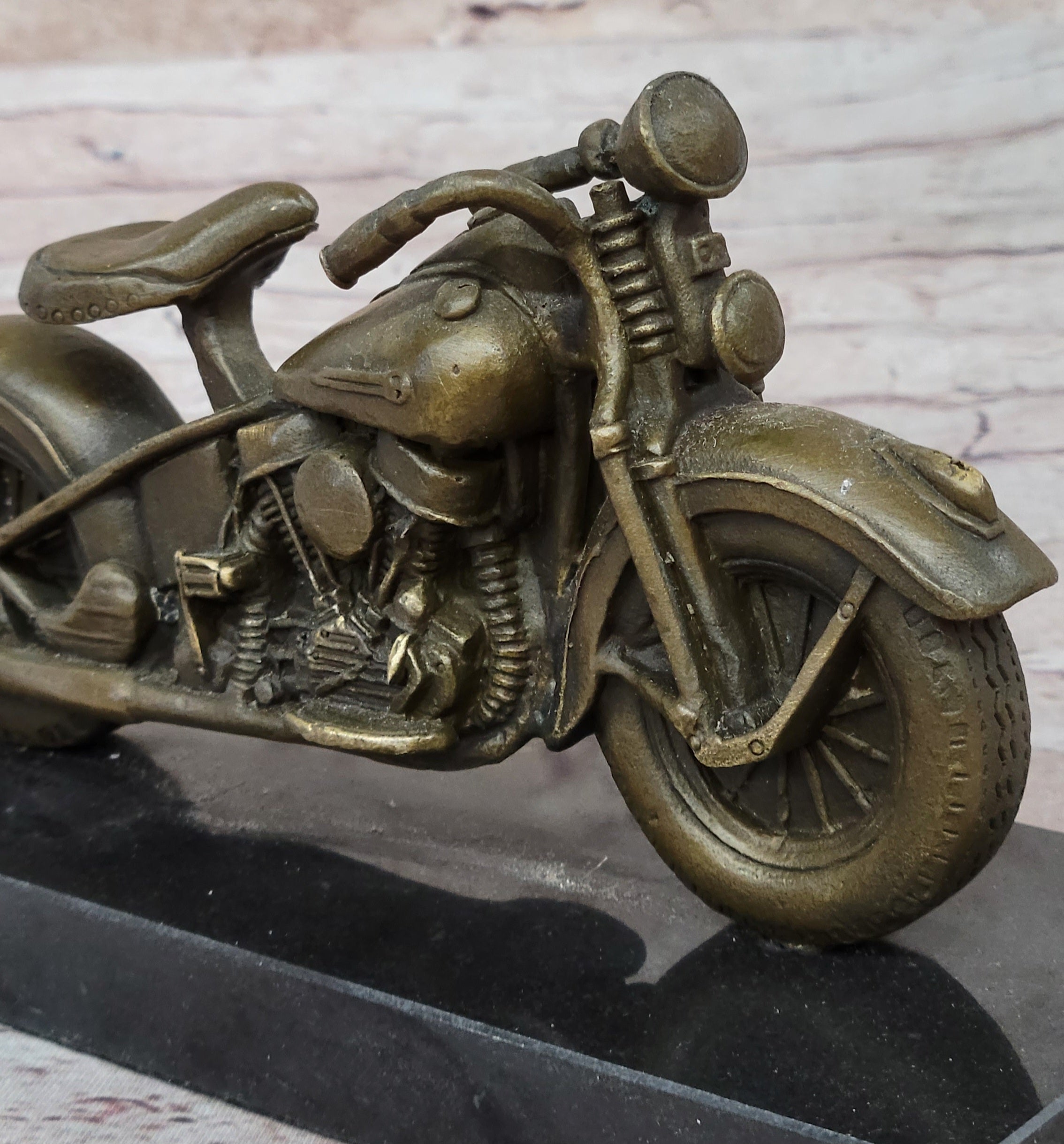 Milo `The Flying Mile` Celebrates the Bronze Age of Speed Motorcycle Bronze Sale