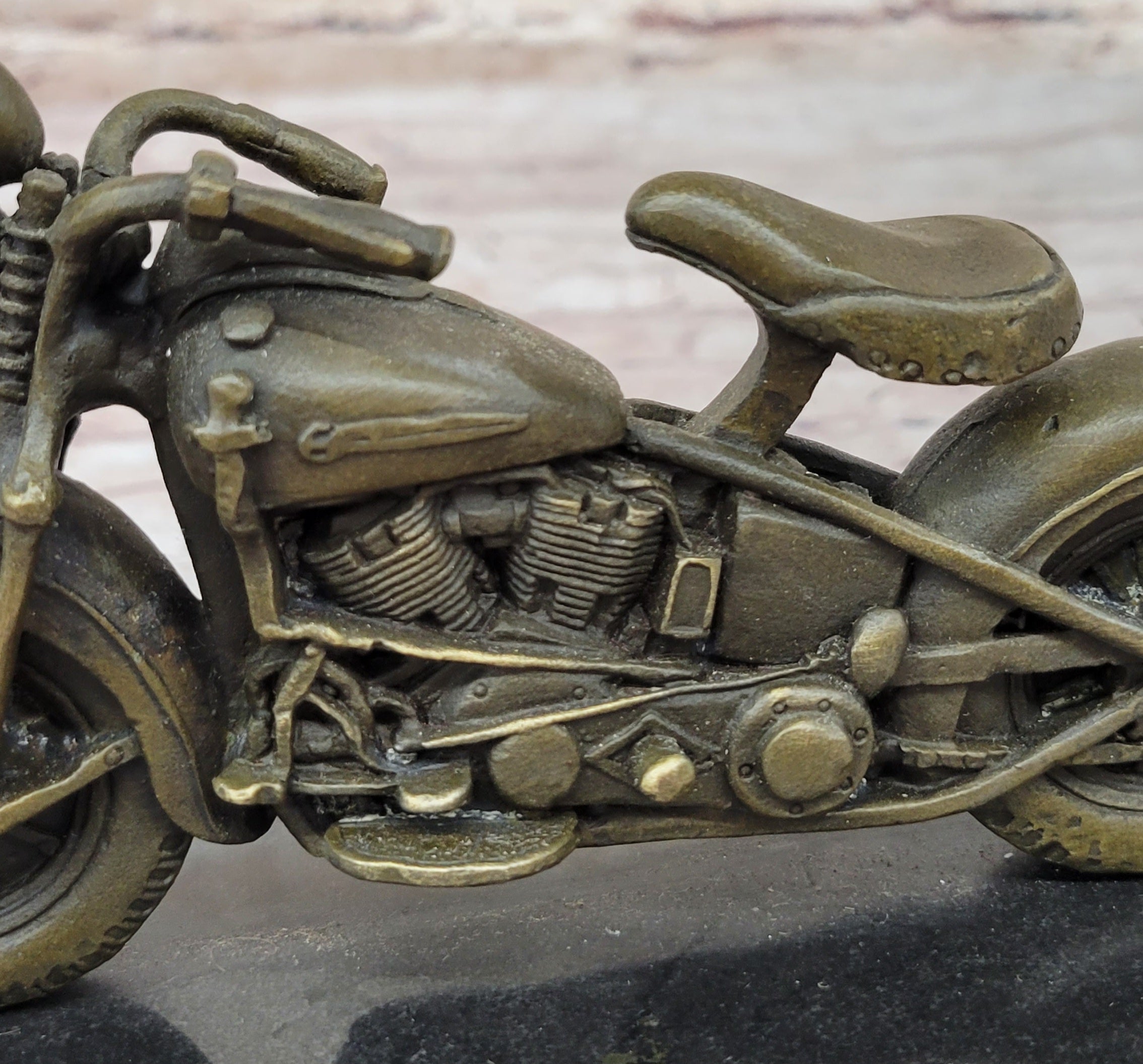 Milo `The Flying Mile` Celebrates the Bronze Age of Speed Motorcycle Bronze Sale