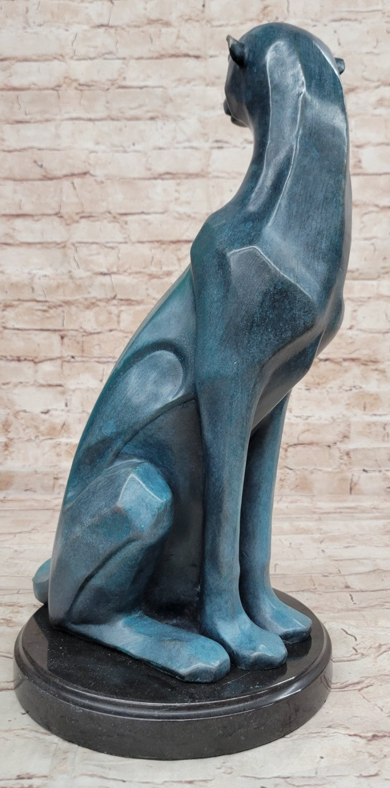 Fine Art Hot Cast Bronze Puma Sculpture - Henry Moore`s Masterpiece Gift