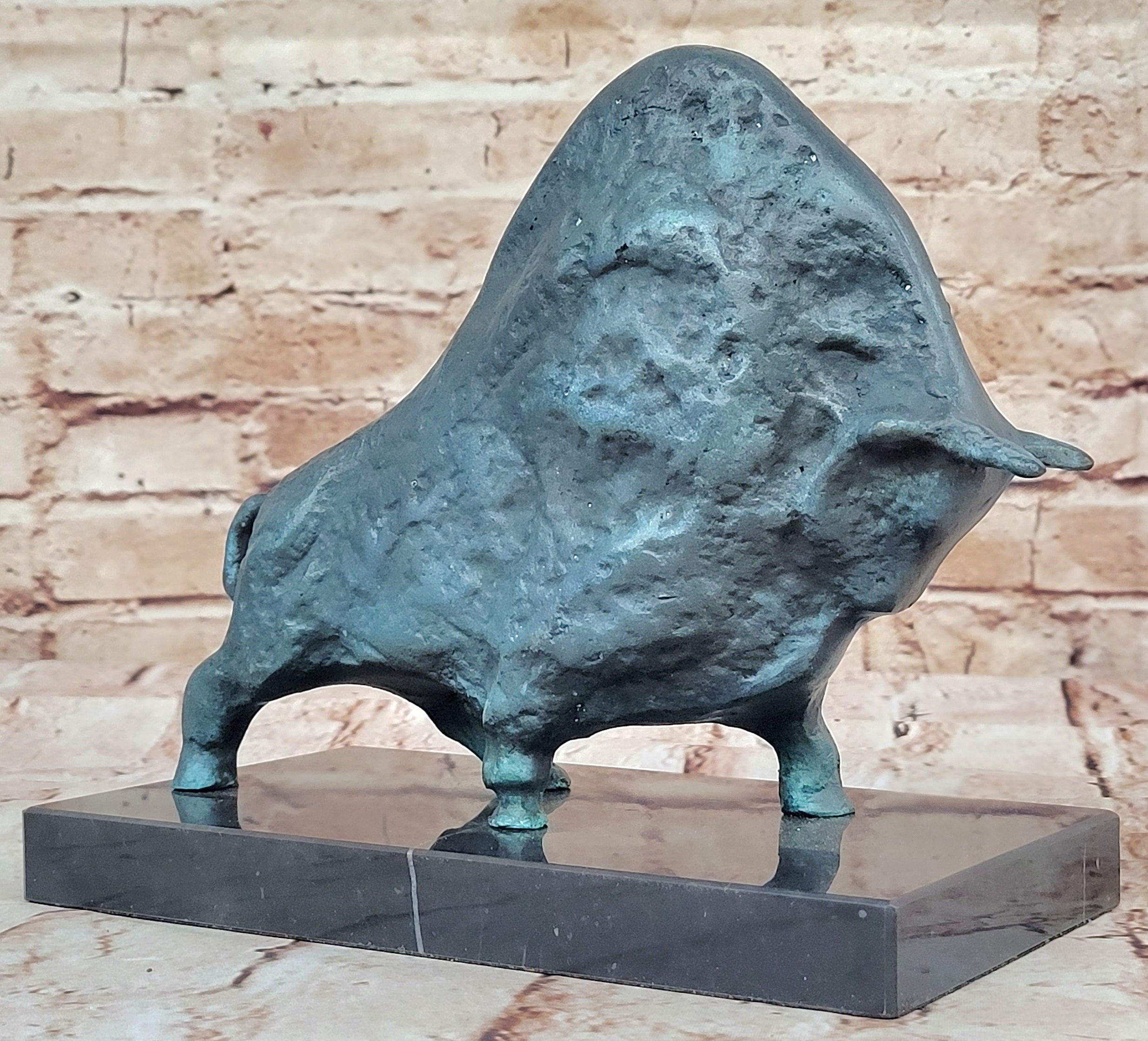 Mid Century Picasso Inspired Abstract Bronze Sculpture Hot Cast Casting