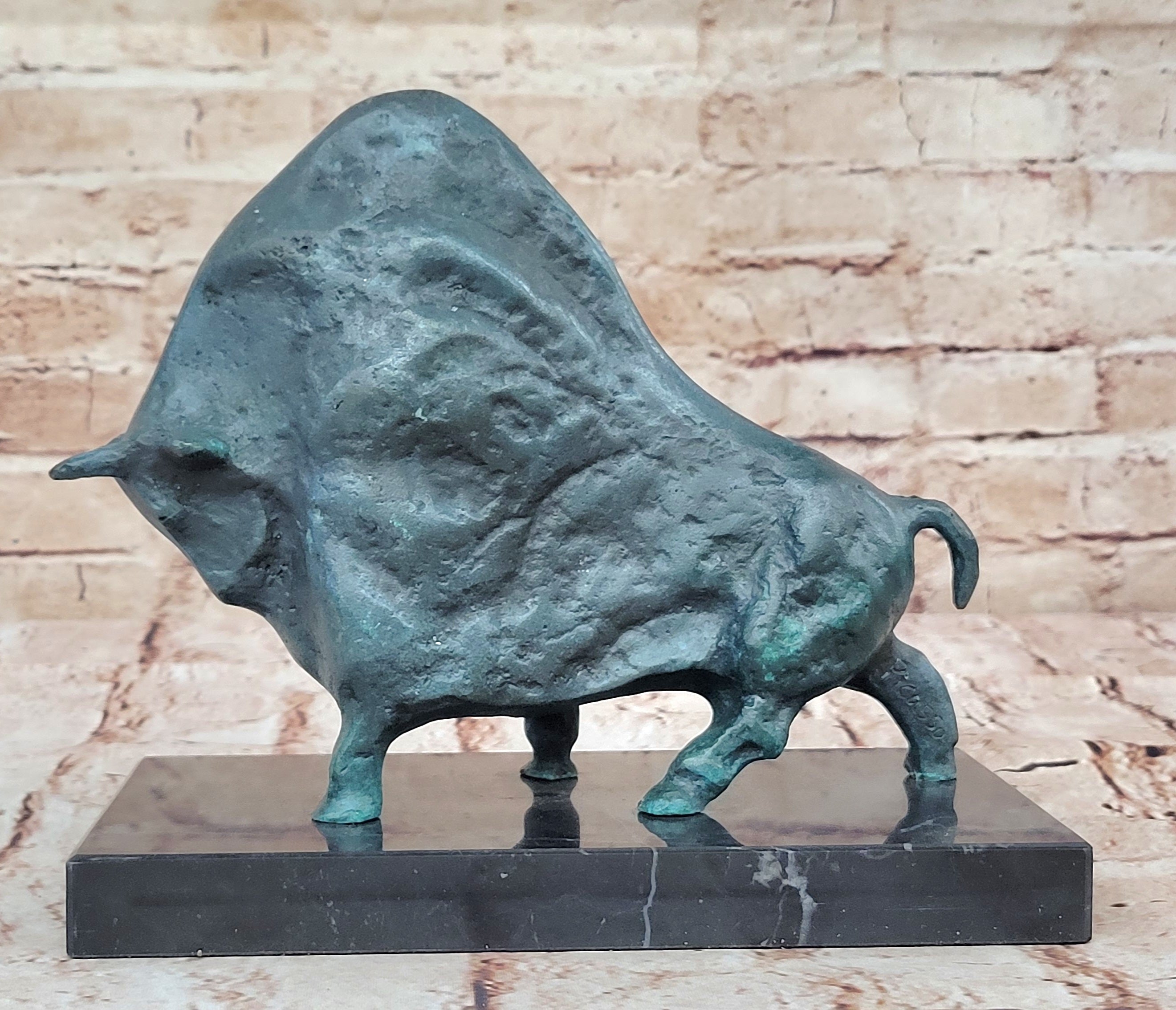 Mid Century Picasso Inspired Abstract Bronze Sculpture Hot Cast Casting