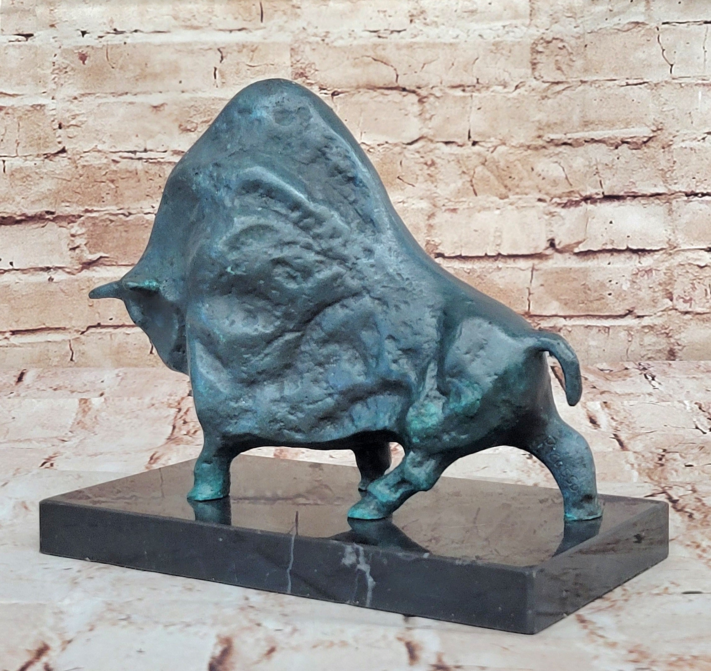 Mid Century Picasso Inspired Abstract Bronze Sculpture Hot Cast Casting