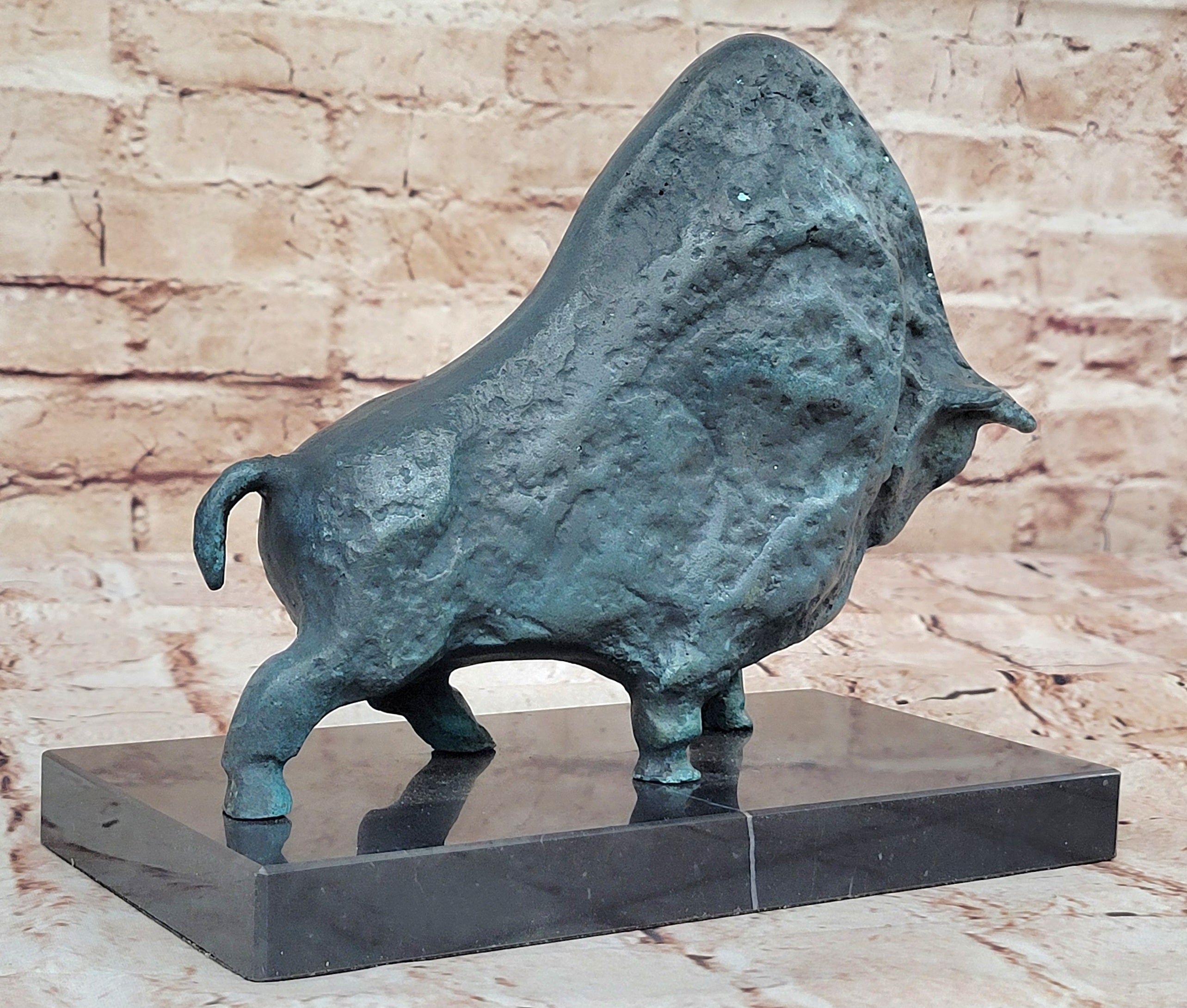 Mid Century Picasso Inspired Abstract Bronze Sculpture Hot Cast Casting