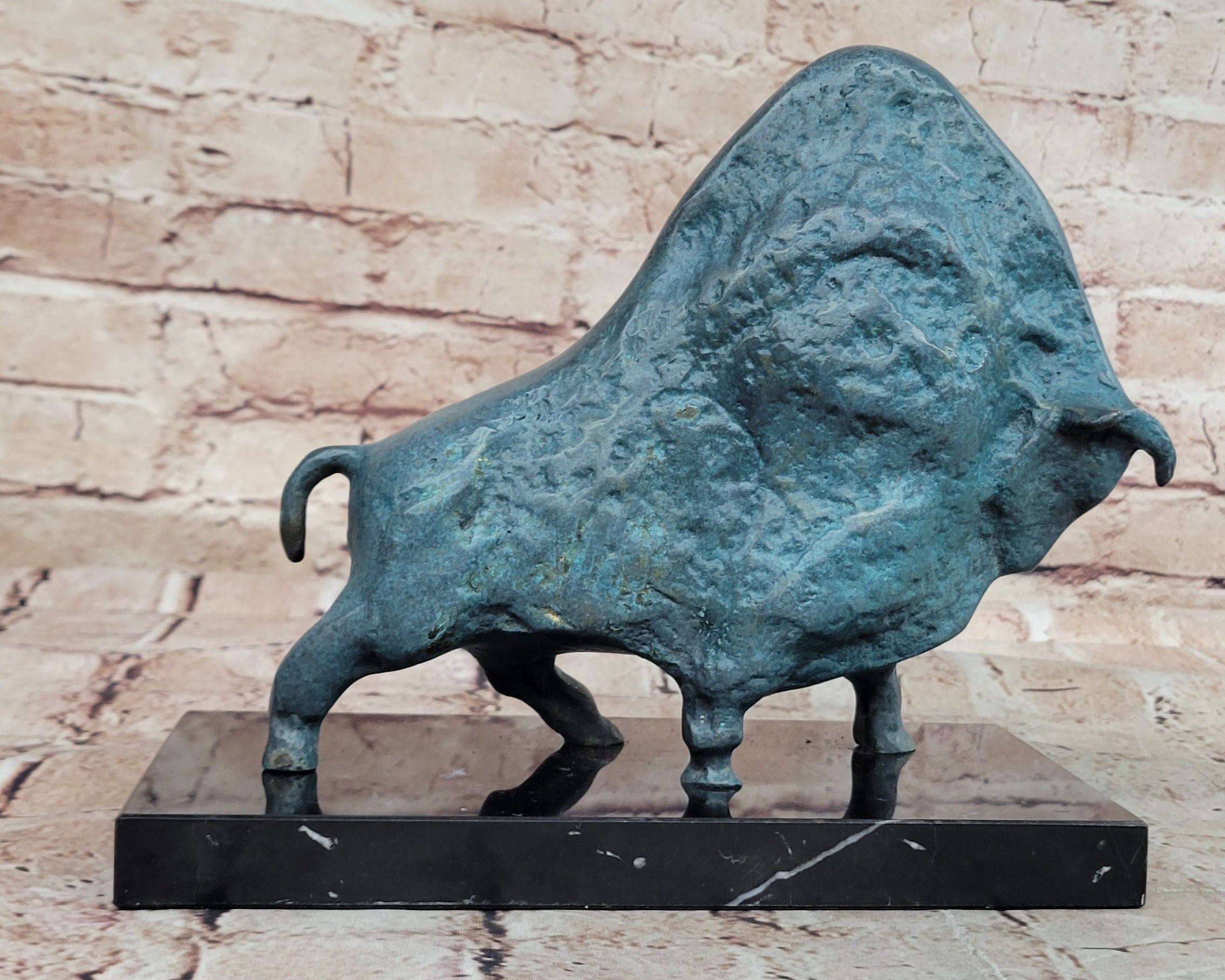 Mid Century Picasso Inspired Abstract Bronze Sculpture Hot Cast Casting