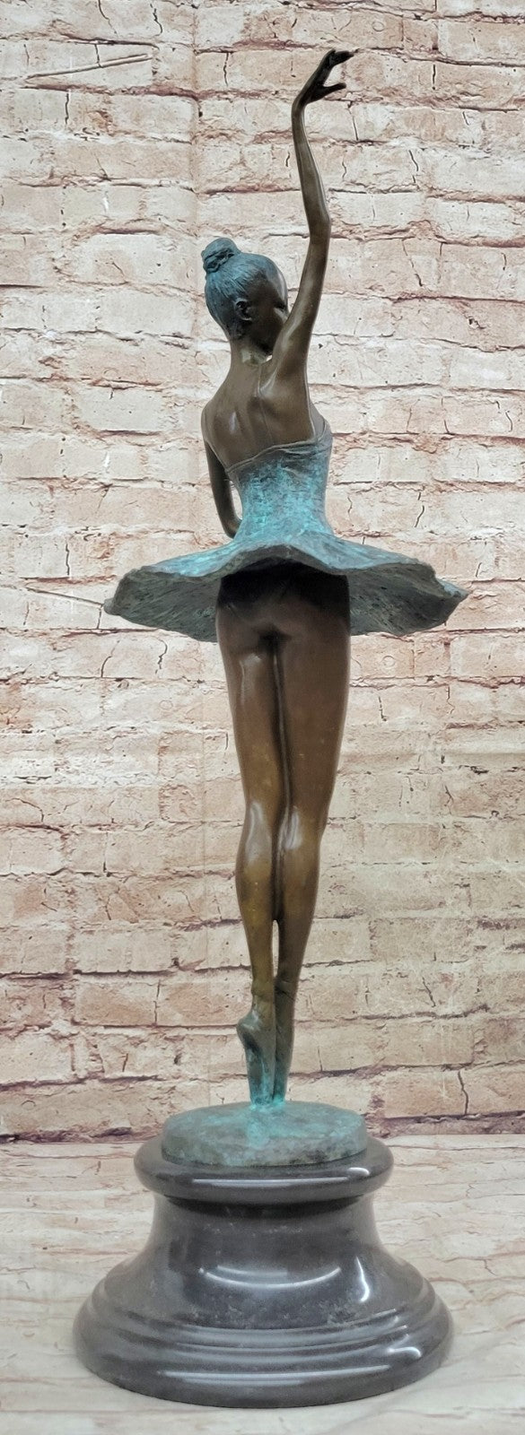 Elegant Miguel Lopez Bronze Ballerina Dancer - Lost Wax Method Artwork MILO