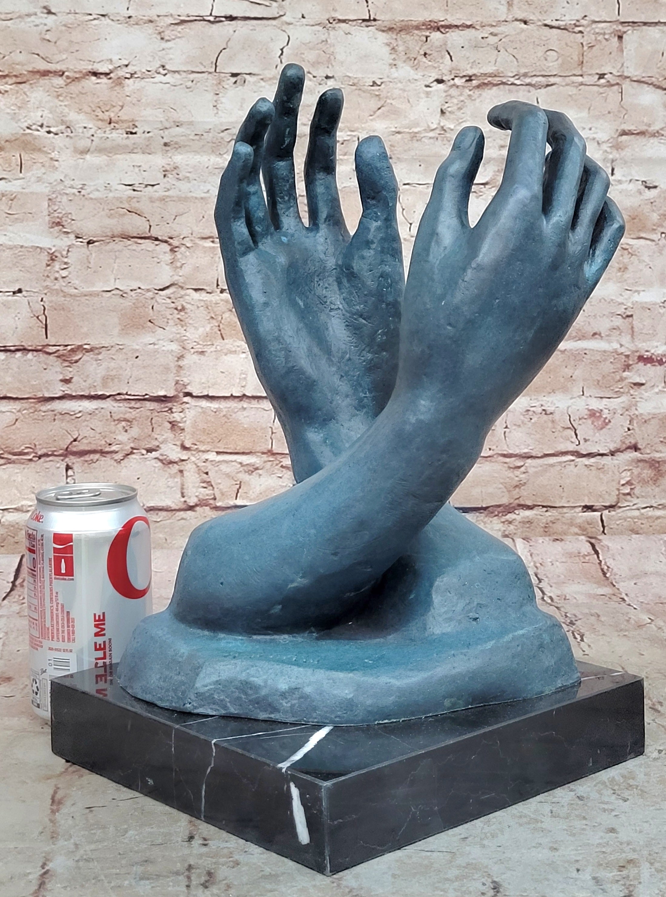 Kunst & Ambiente - The Cathedral (1908) - Bronze Sculpture by Auguste Rodin - Hands