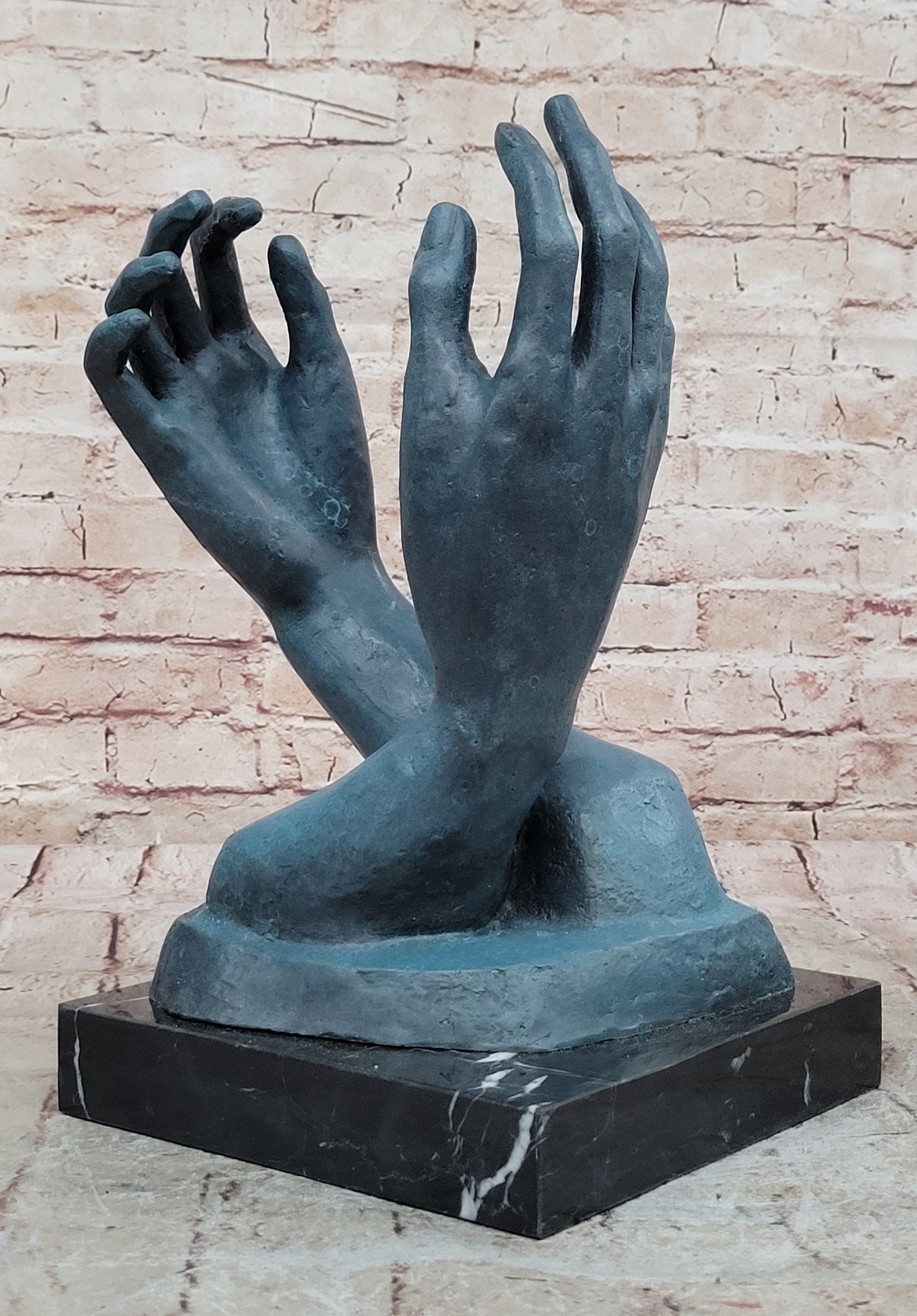 Kunst & Ambiente - The Cathedral (1908) - Bronze Sculpture by Auguste Rodin - Hands