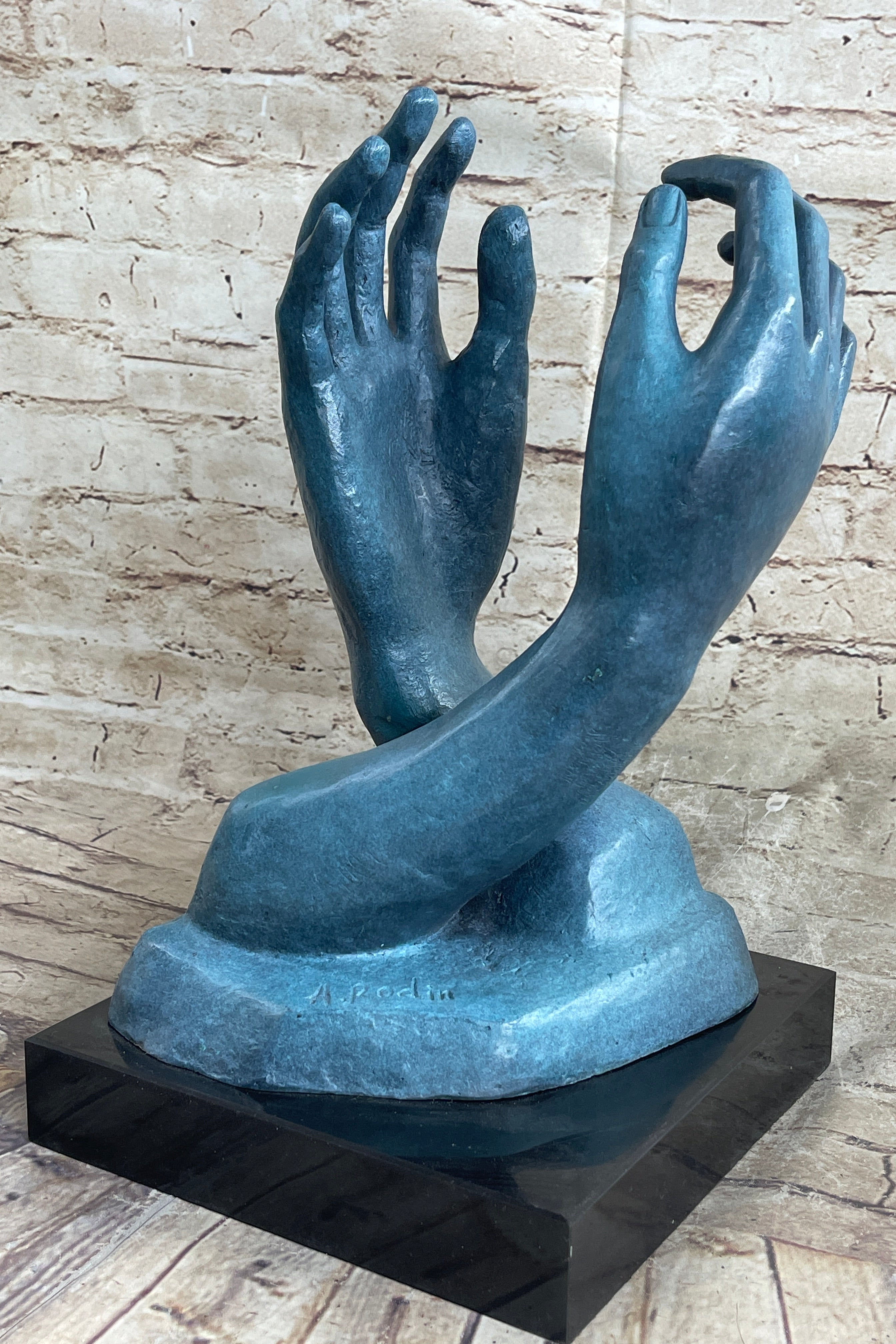 Kunst & Ambiente - The Cathedral (1908) - Bronze Sculpture by Auguste Rodin - Hands