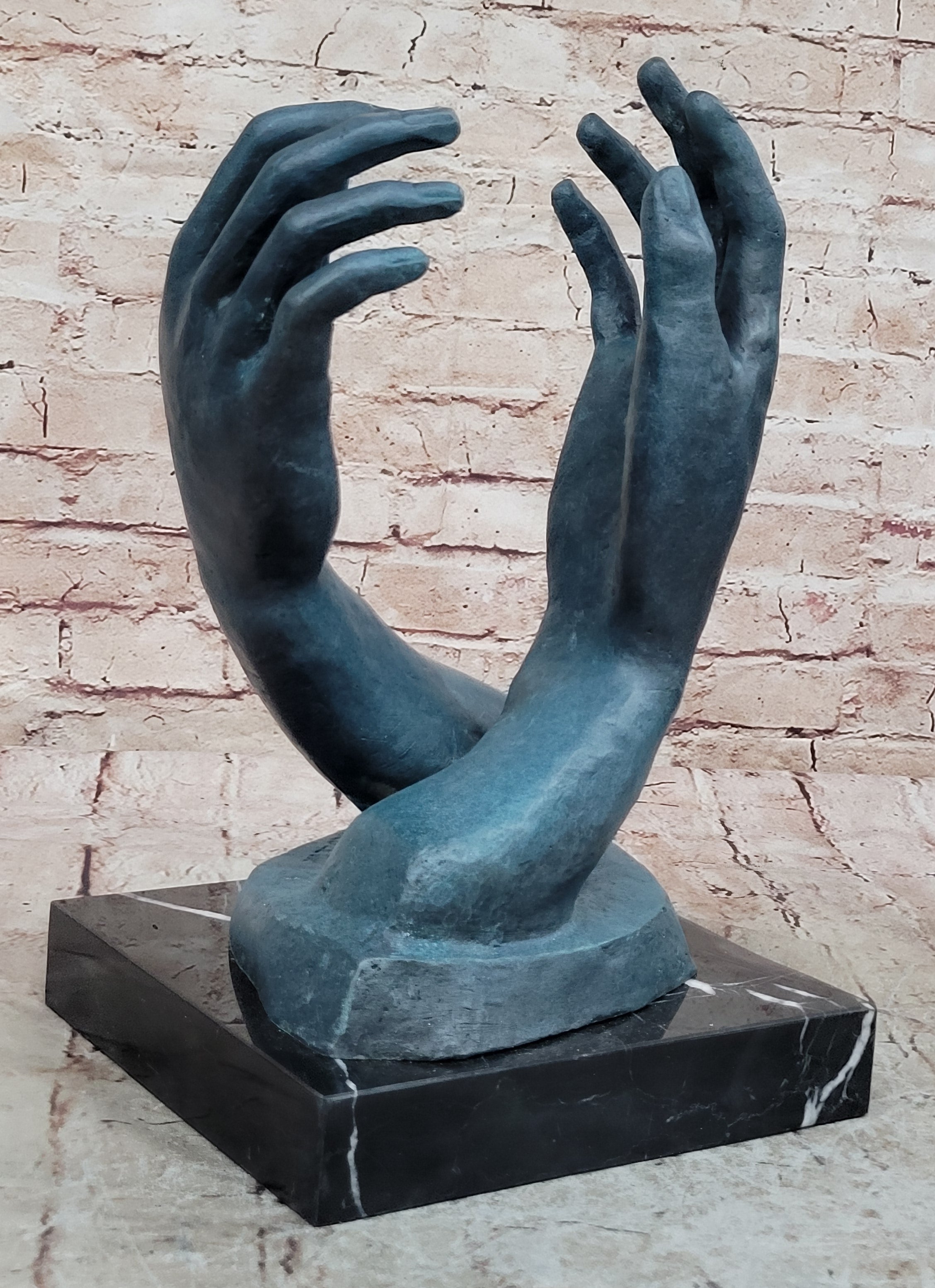 Kunst & Ambiente - The Cathedral (1908) - Bronze Sculpture by Auguste Rodin - Hands