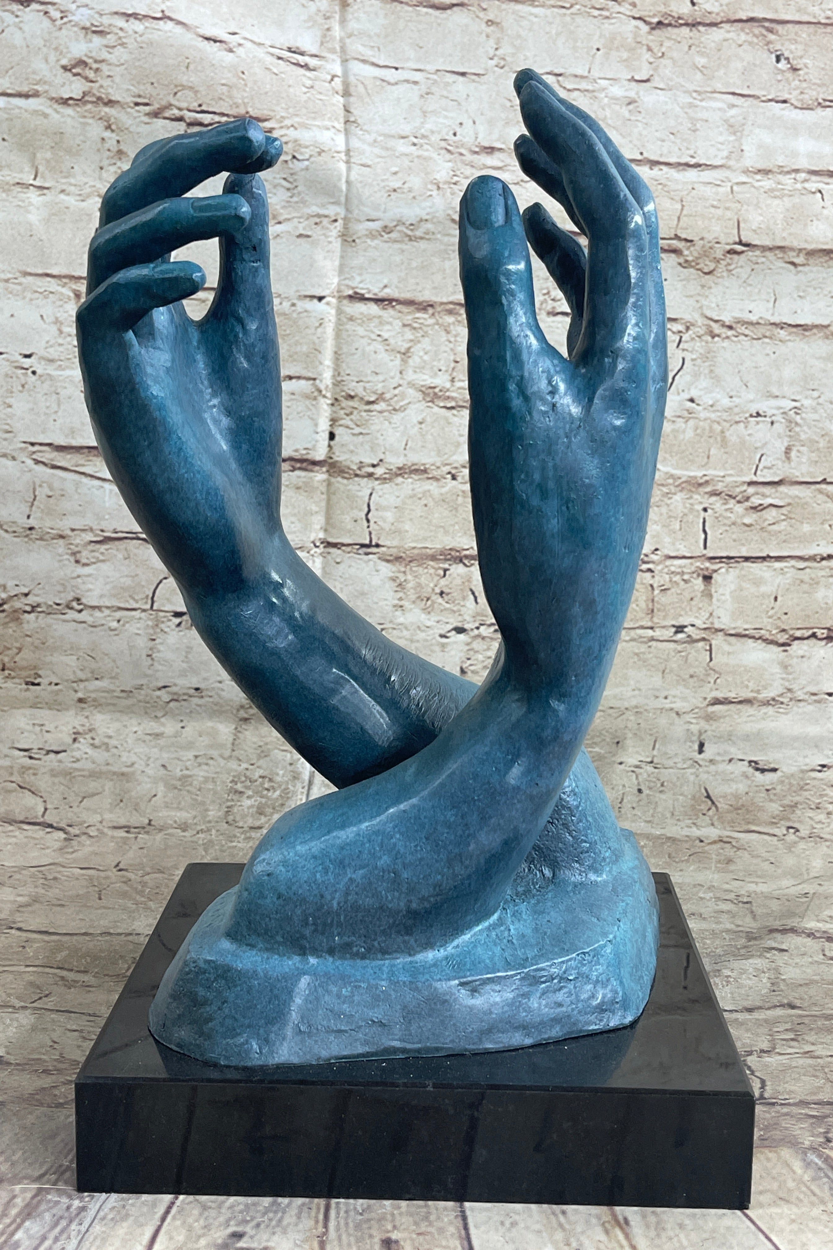 Kunst & Ambiente - The Cathedral (1908) - Bronze Sculpture by Auguste Rodin - Hands
